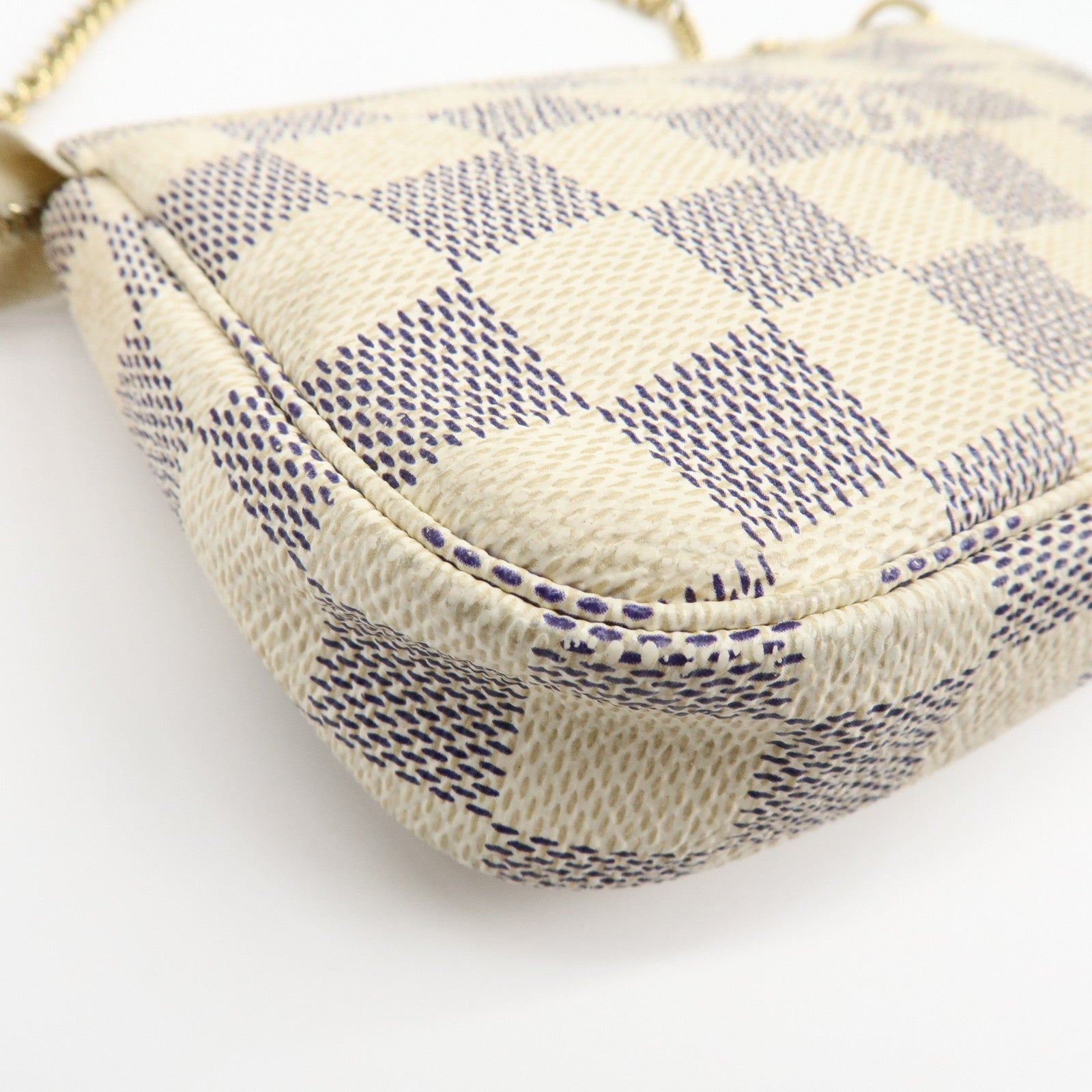 Louis Vuitton Damier Azur Mini Pochette Accesoire Pouch N58010
