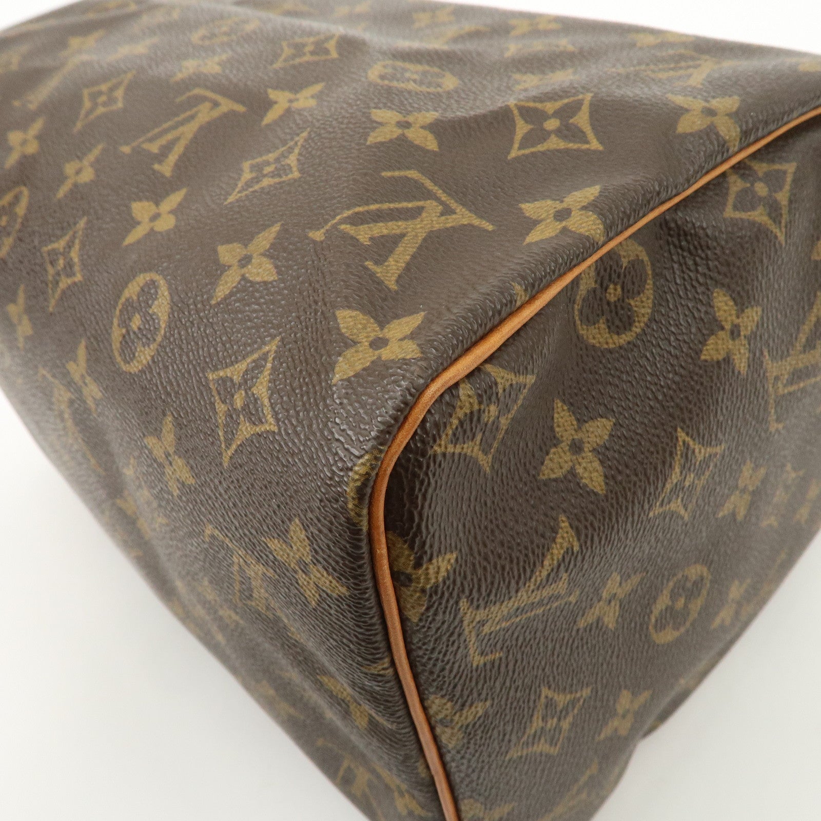 Louis Vuitton Monogram Speedy 30 Boston Bag Brown M41524