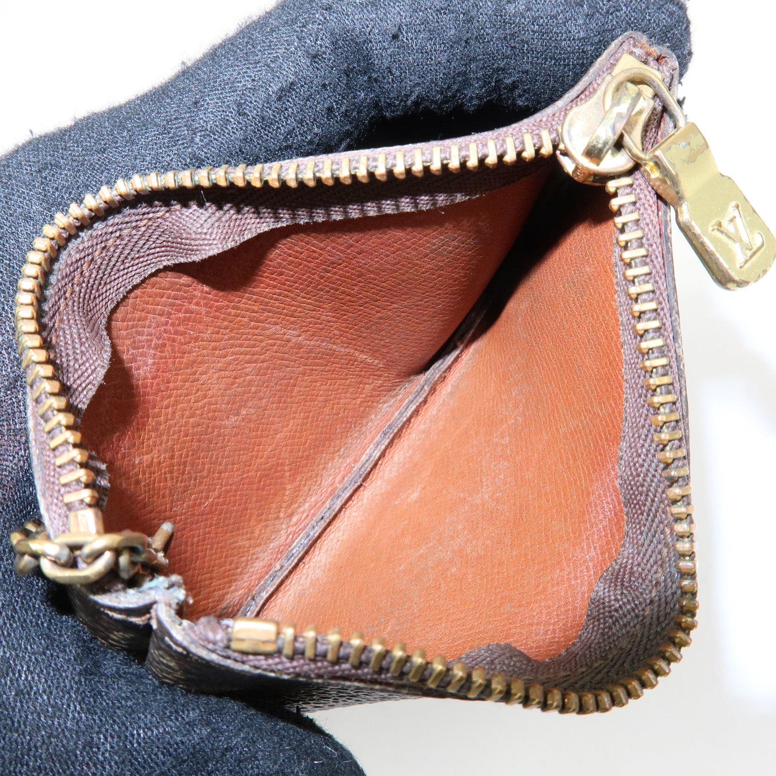 Louis Vuitton Monogram Pochette Cles Coin Case Key Case M62650