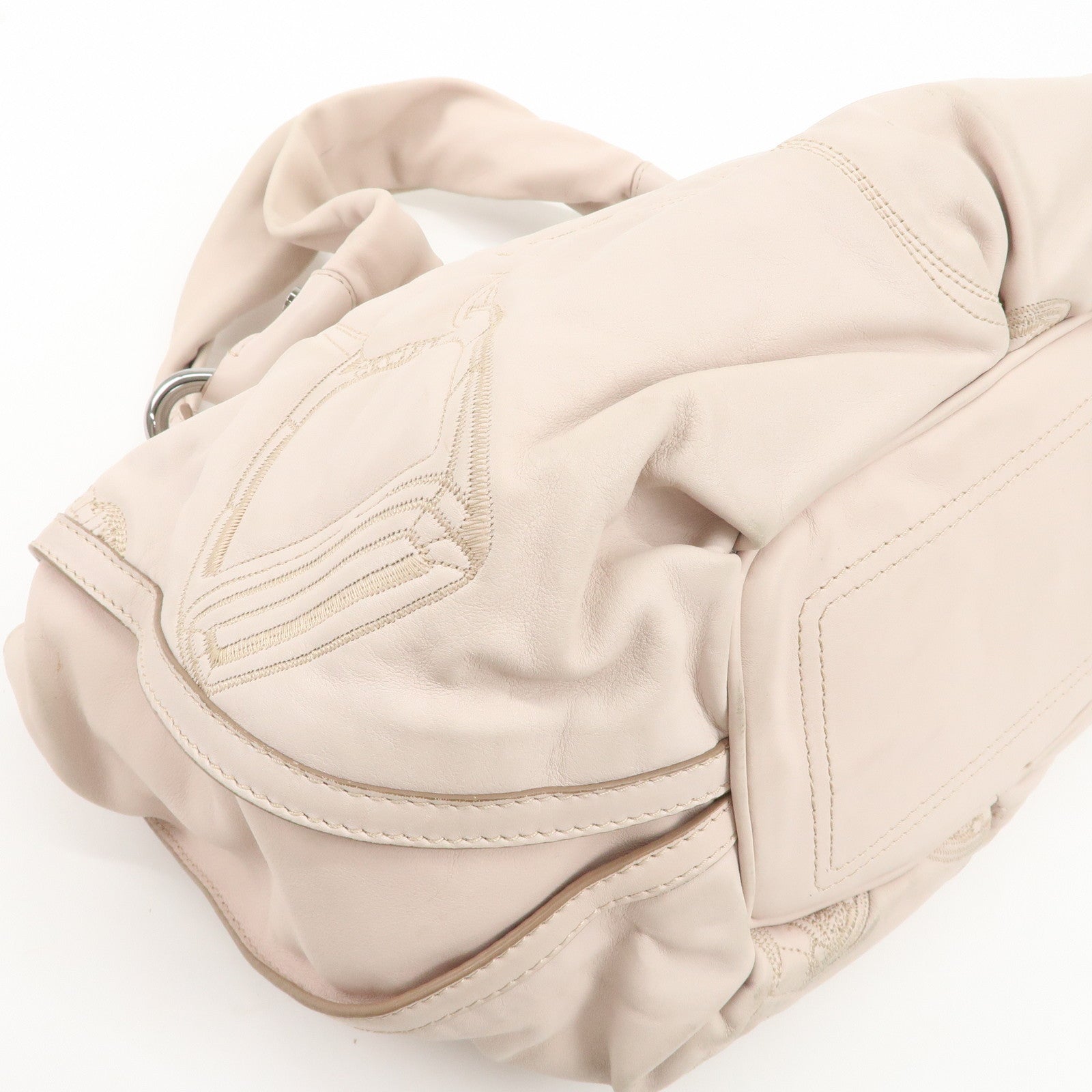 CELINE Leather Bitter Sweet Hand Bag Shoulder Bag Pink