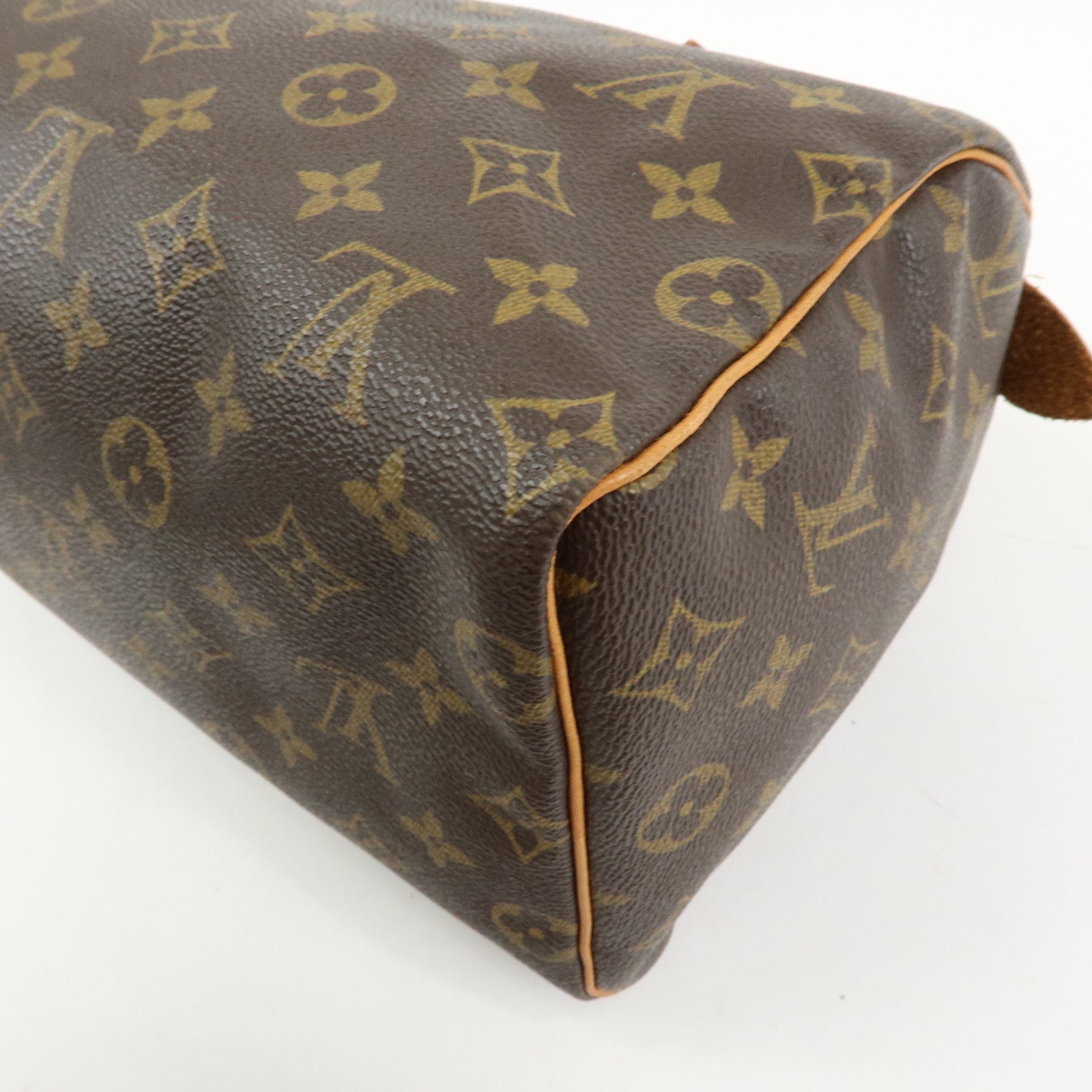 Louis Vuitton Monogram Speedy 25 Boston Bag Hand Bag Brown M41528