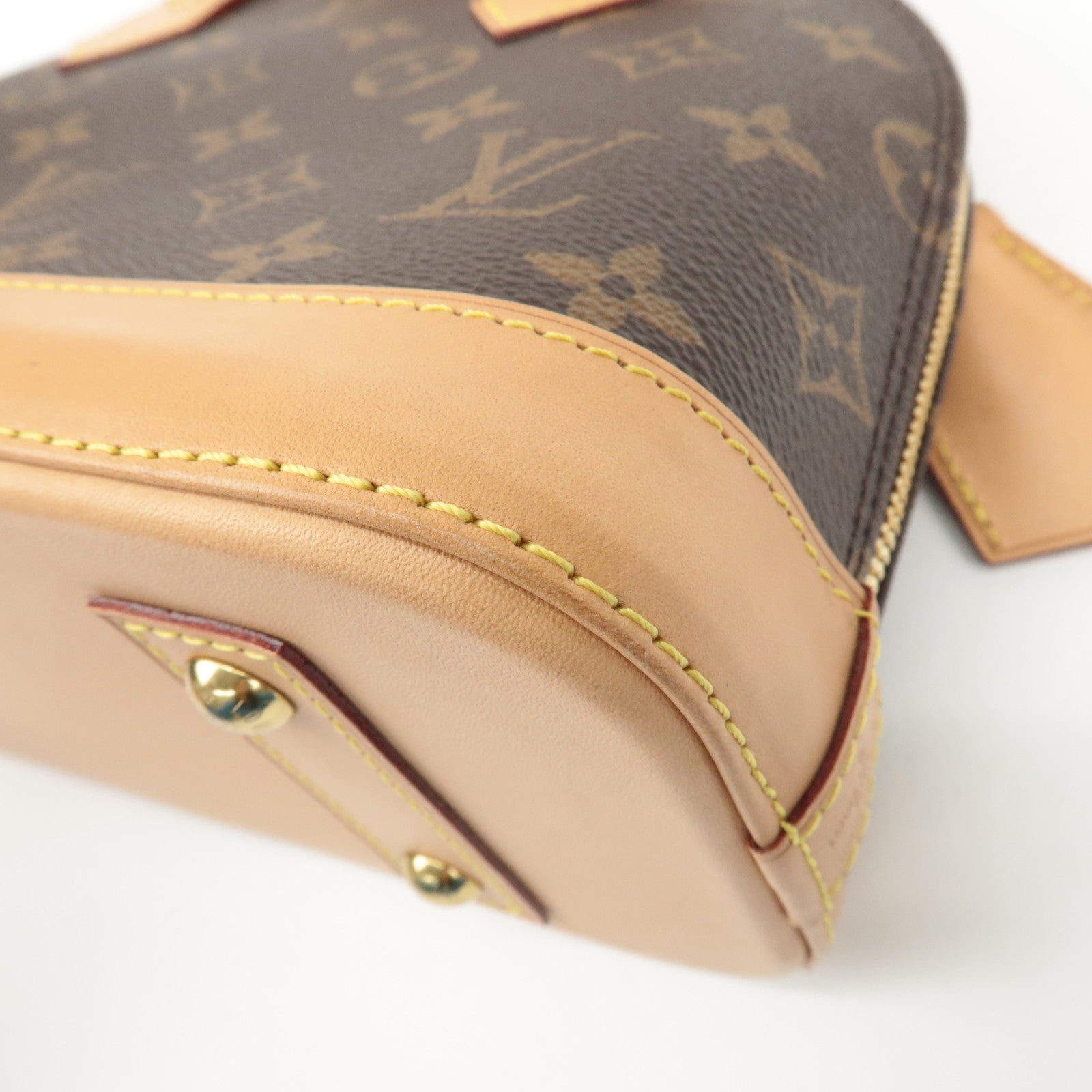 Louis Vuitton Monogram Alma BB 2Way Hand Bag Shoulder Bag M53152 Used