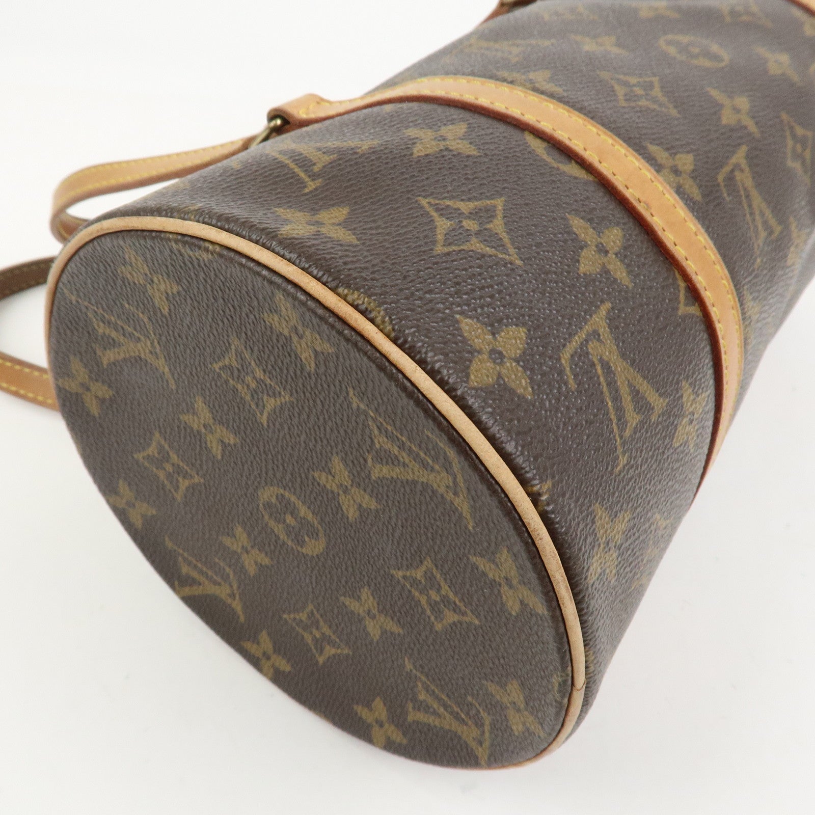 Louis Vuitton Monogram Papillon 30 Hand Bag New Style Brown M51385