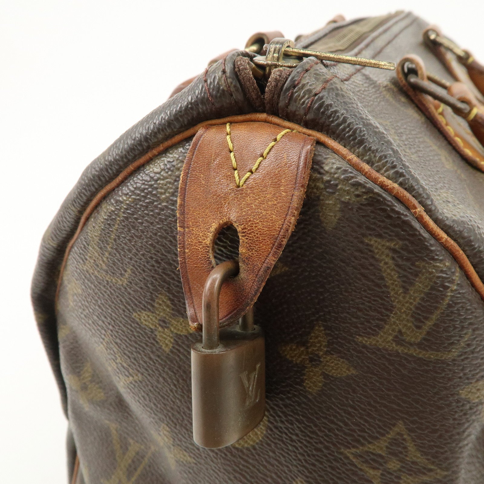 Louis Vuitton Monogram Speedy 30 Hand Bag Boston Bag M41526 Used