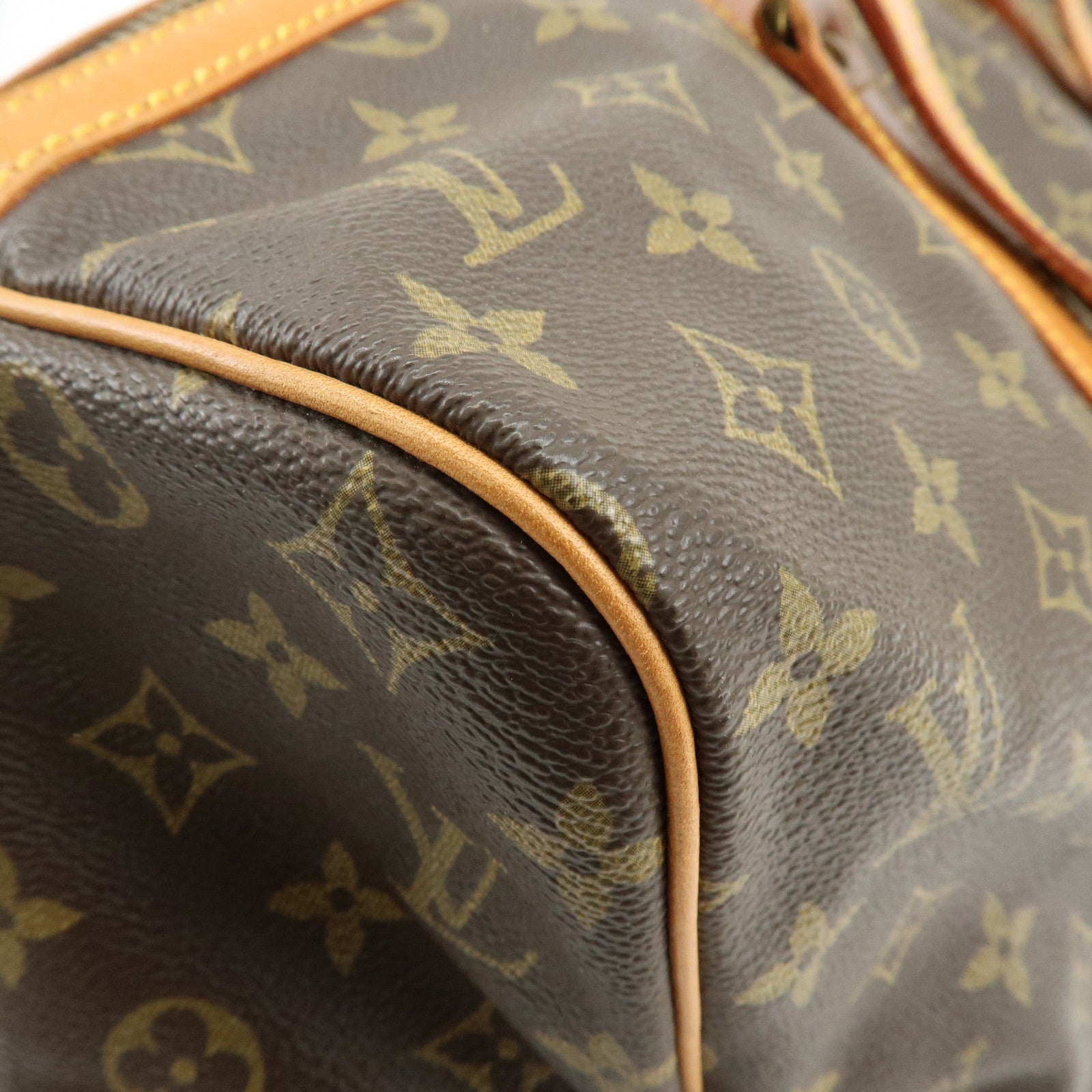 Louis Vuitton Monogram Sac Souple 45 Boston Bag Brown M41624