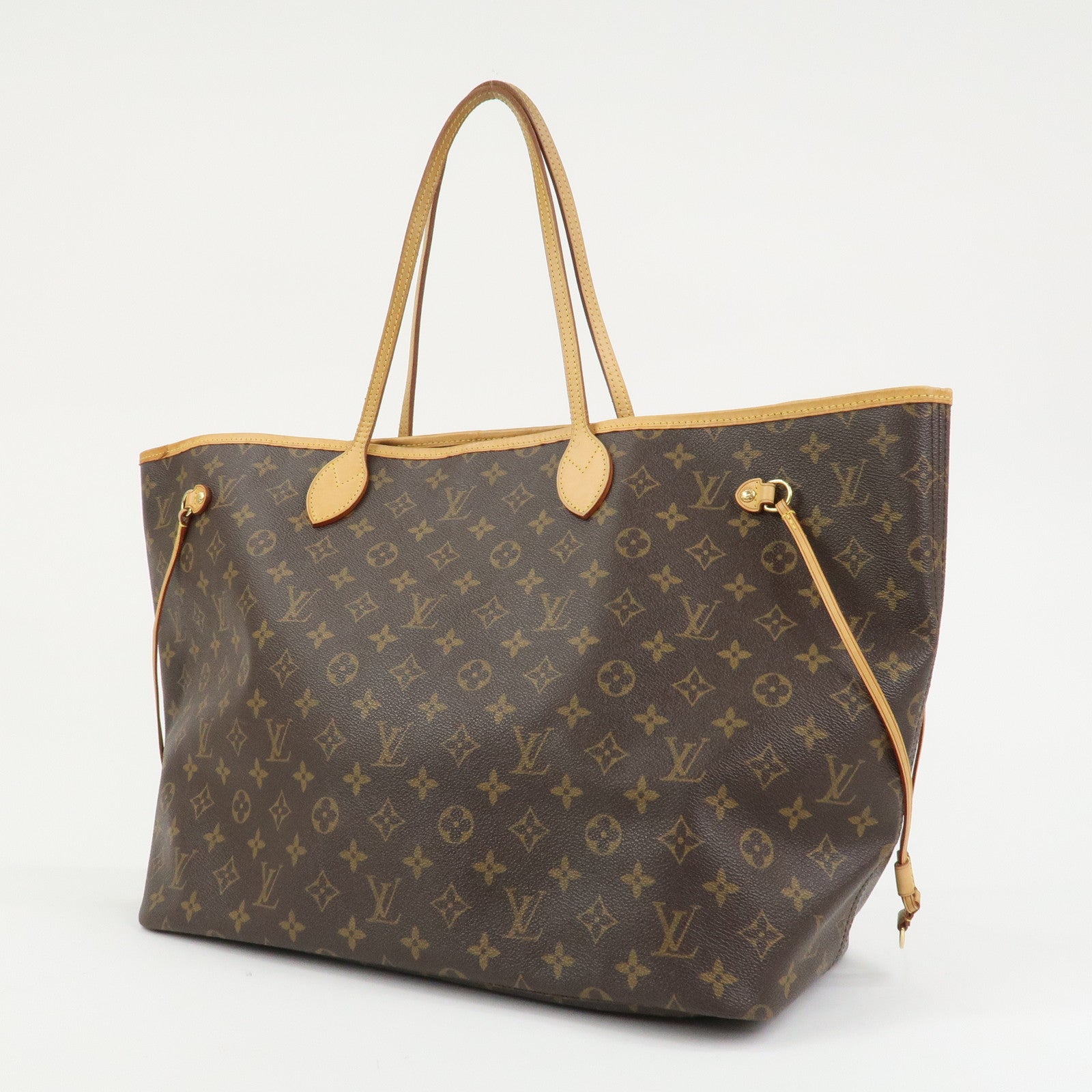 Louis Vuitton Monogram Neverfull GM Tote Bag Brown M40157