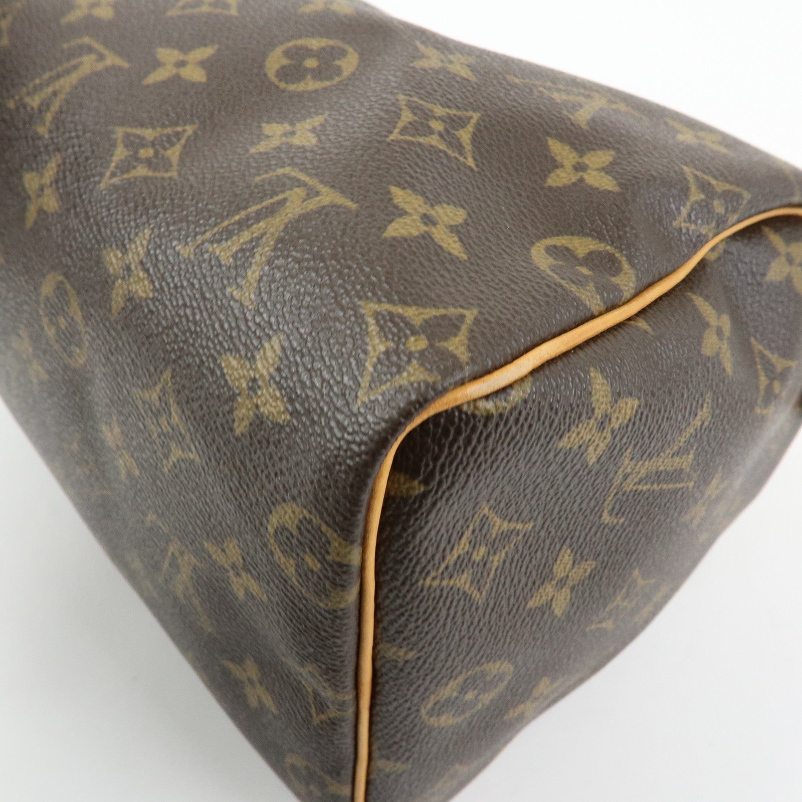 Louis Vuitton Monogram Speedy 25 Boston Bag Hand Bag Brown M41528