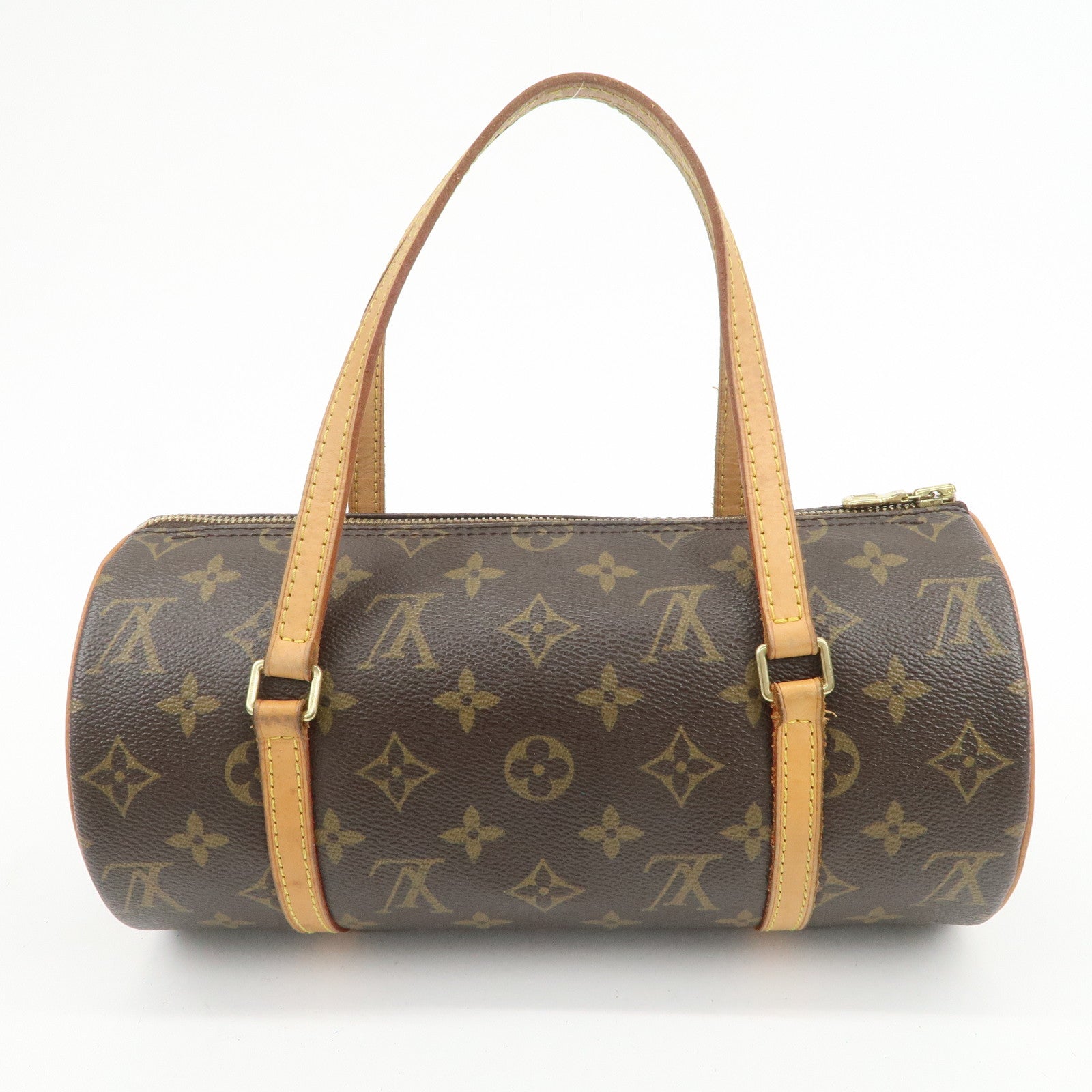 Louis Vuitton Monogram Papillon 26 Hand Bag Brown M51386