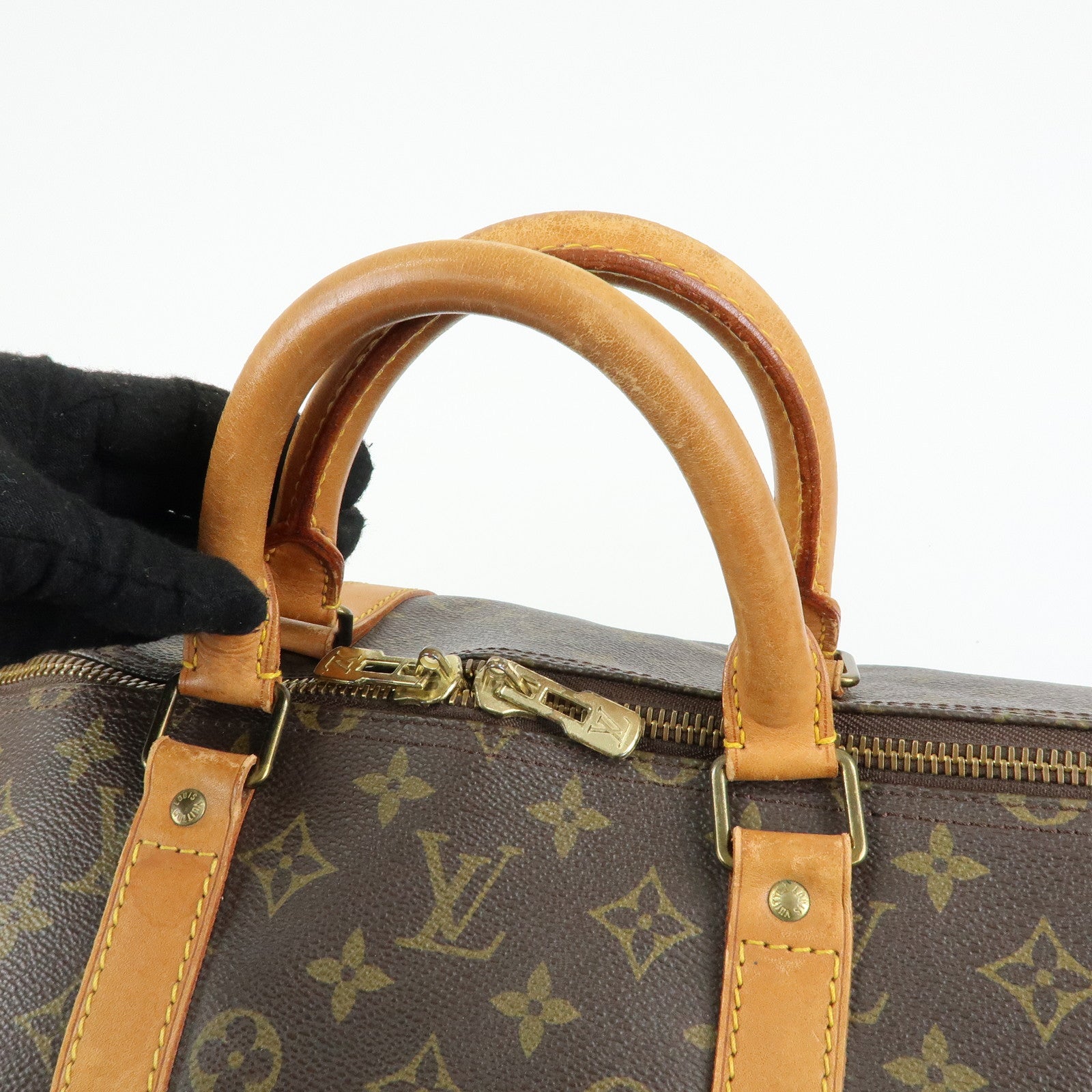 Louis Vuitton Monogram Keep All 55 Boston Bag Brown M41424