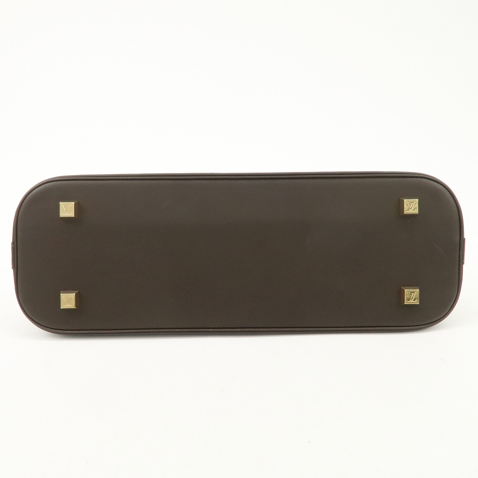 Louis Vuitton Monogram Mini Canvas Alma Long Hand Bag Khaki M92206 Used