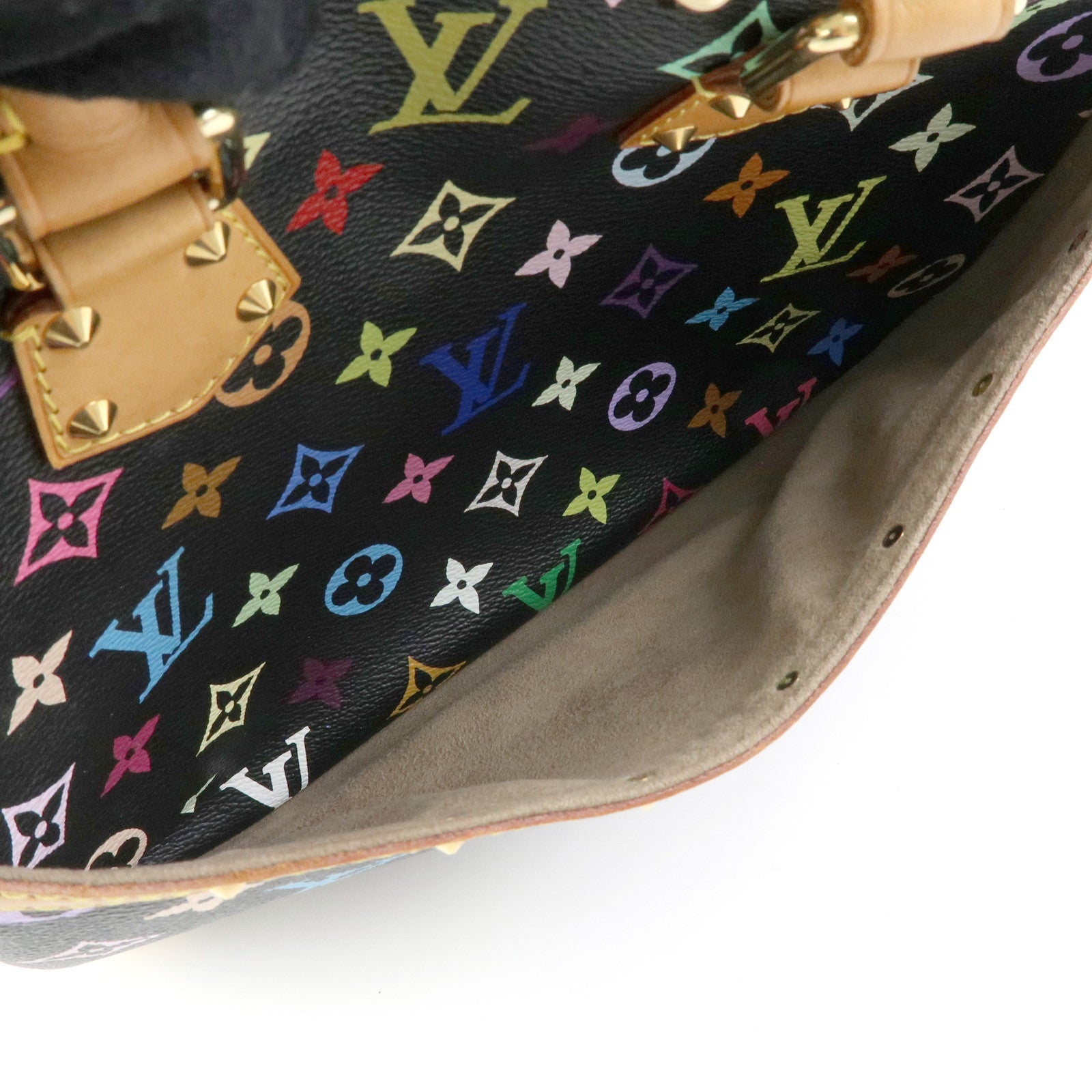 Louis Vuitton Monogram Trouville Multicolor Hand Bag Noir M92662