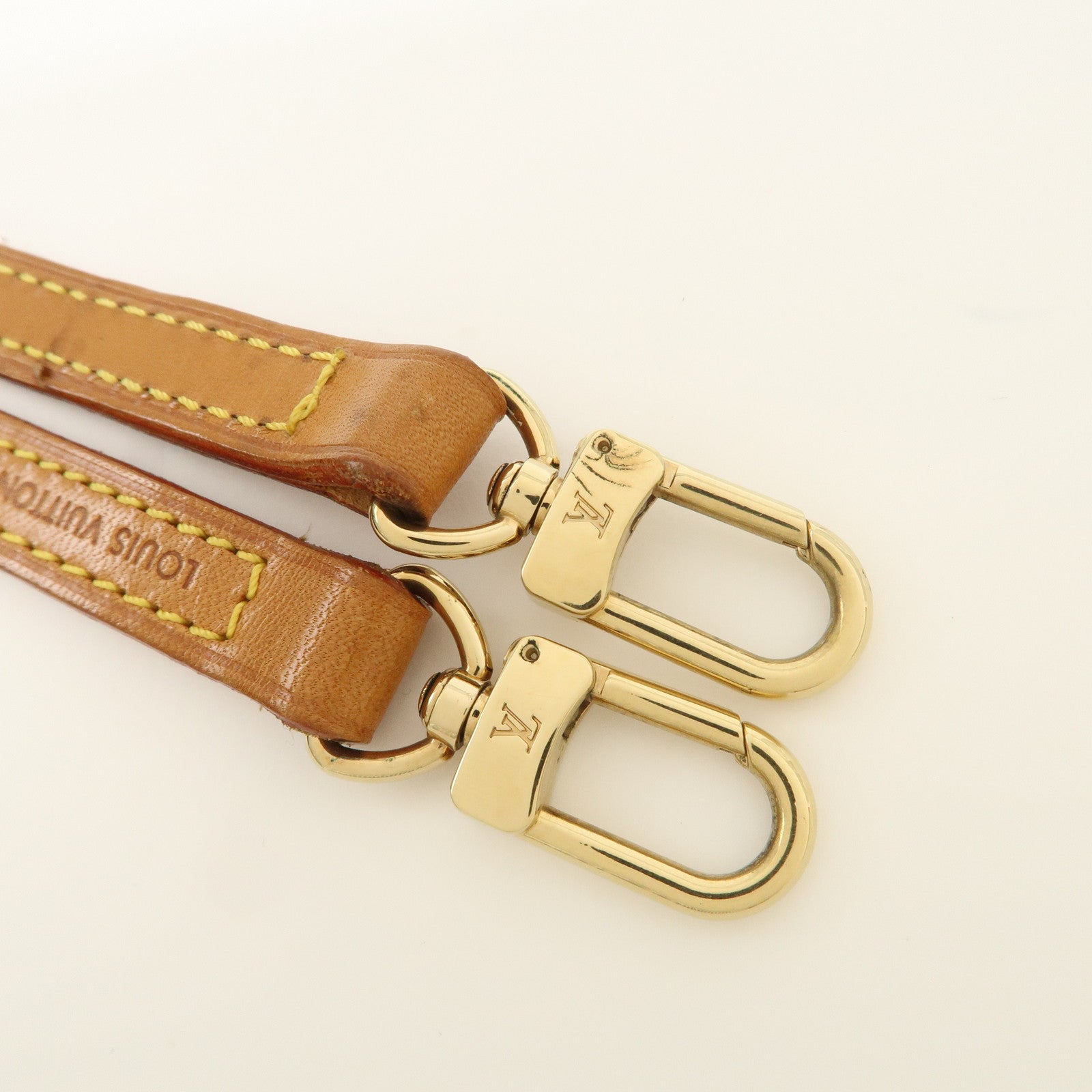 Louis Vuitton Nume Leather Shoulder Strap 120cm Natural J00145 Used