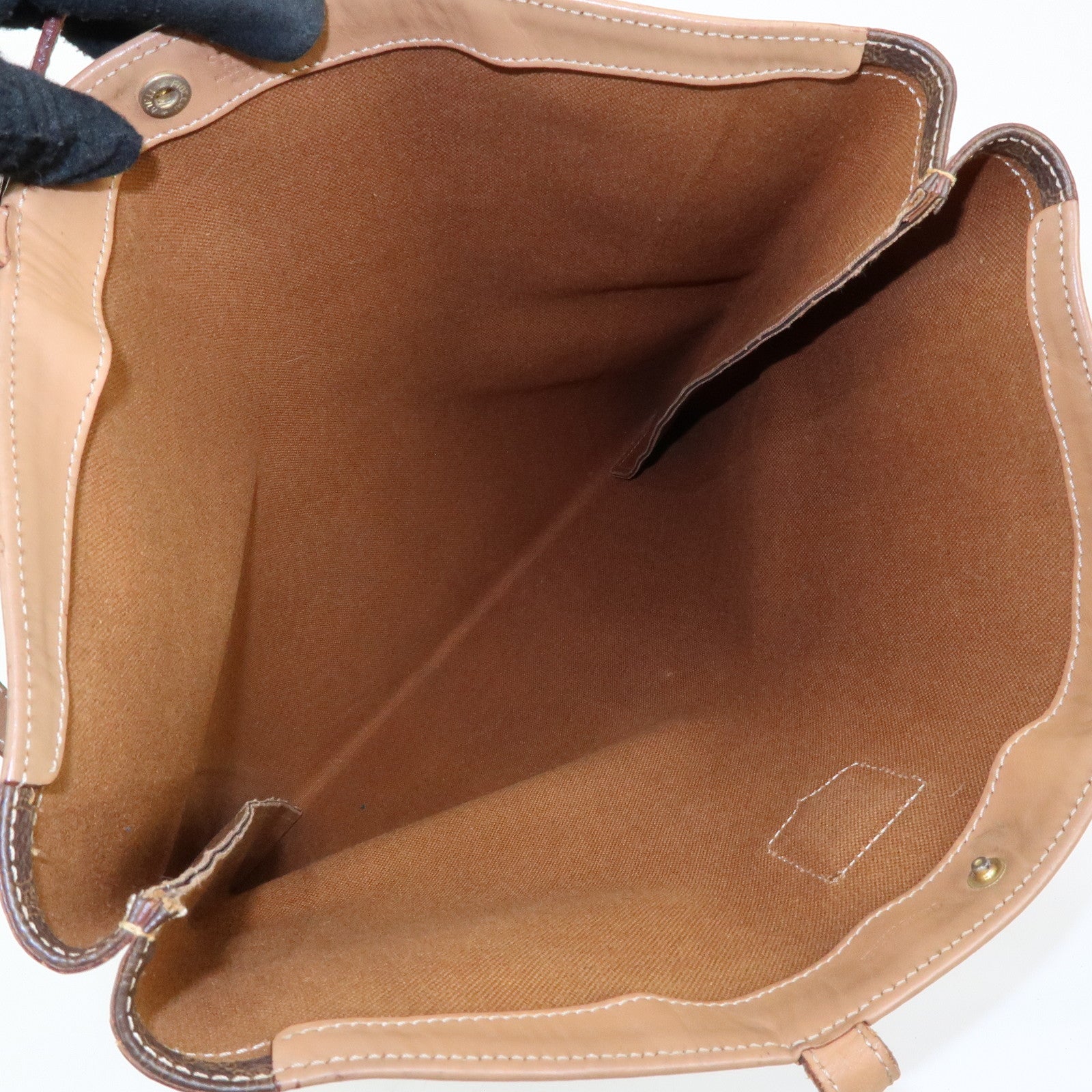 CELINE Macadam PVC Leather Tote Bag Shoulder Bag Brown