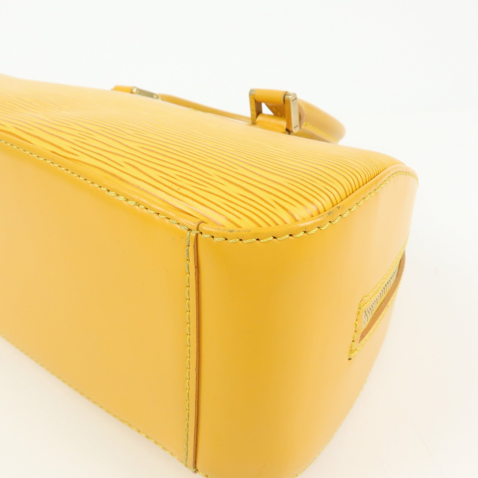 Louis Vuitton Epi Jasmine Boston Hand Bag Tassilli Yellow M52089
