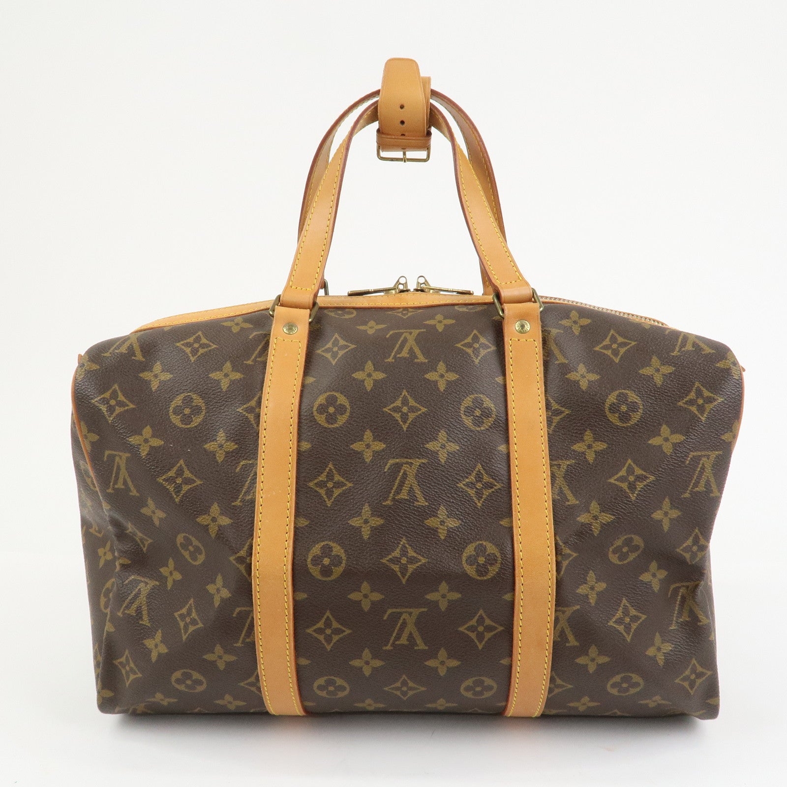 Louis Vuitton Monogram Sac Souple 35 Boston Bag Brown M41626
