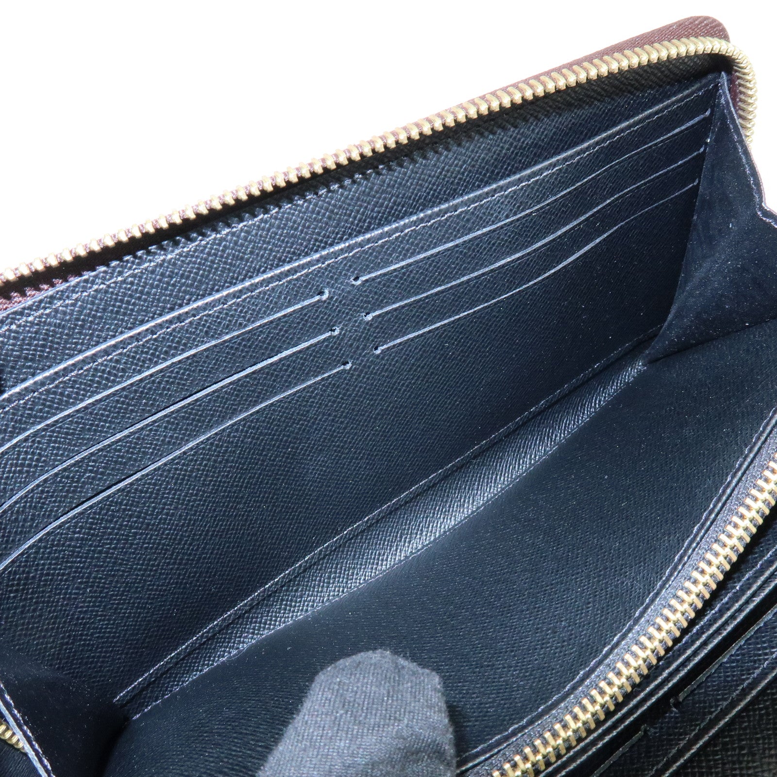 Louis Vuitton Giant Monogram Reverse Zippy Long Wallet Brown M69353
