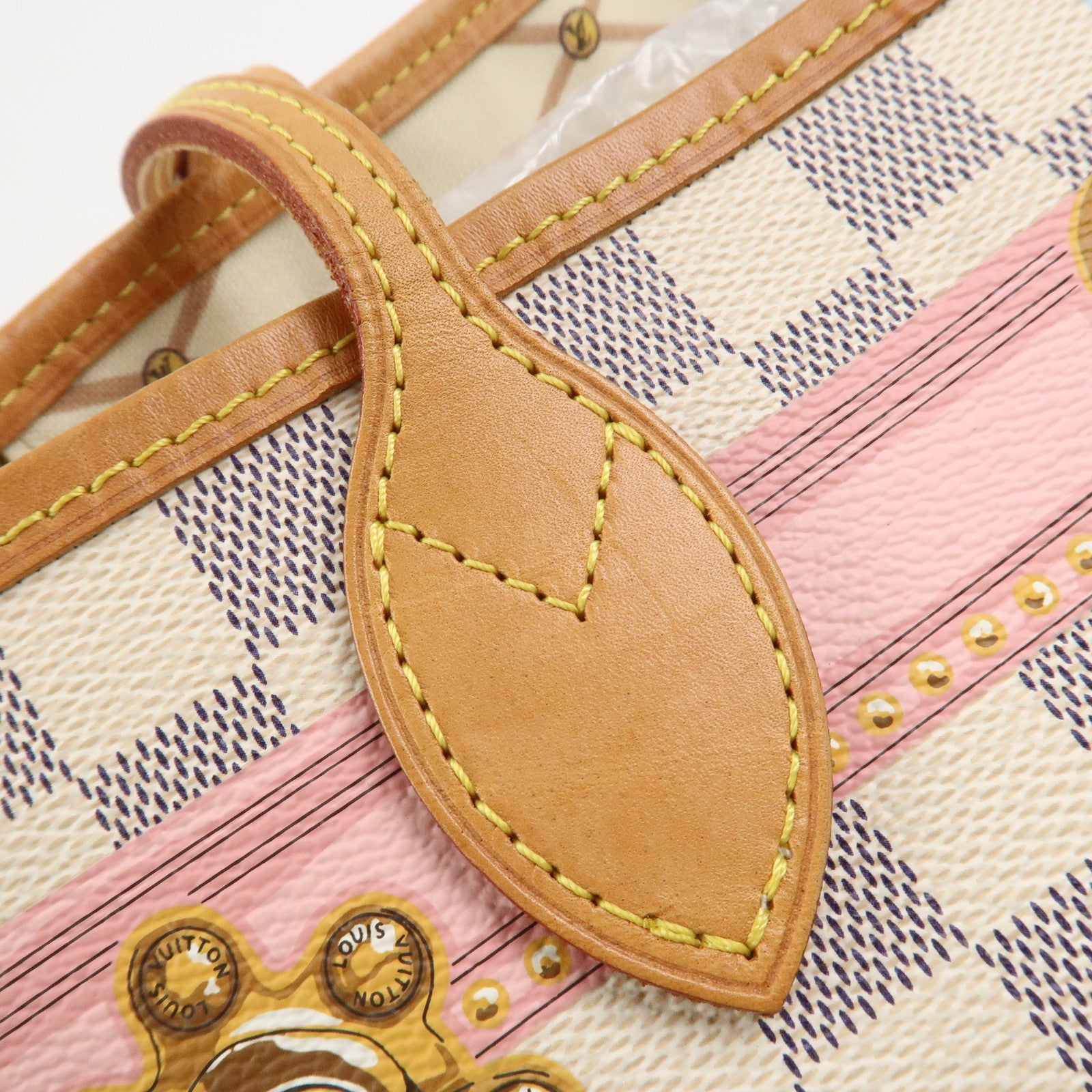 Louis Vuitton Damier Azur Neverfull MM Summer Trunk Tote Bag N41065