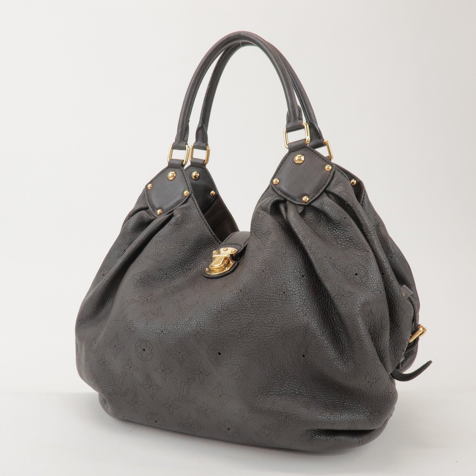 Louis Vuitton Monogram Mahina L Mahina Leather Shoulder Bag M95975
