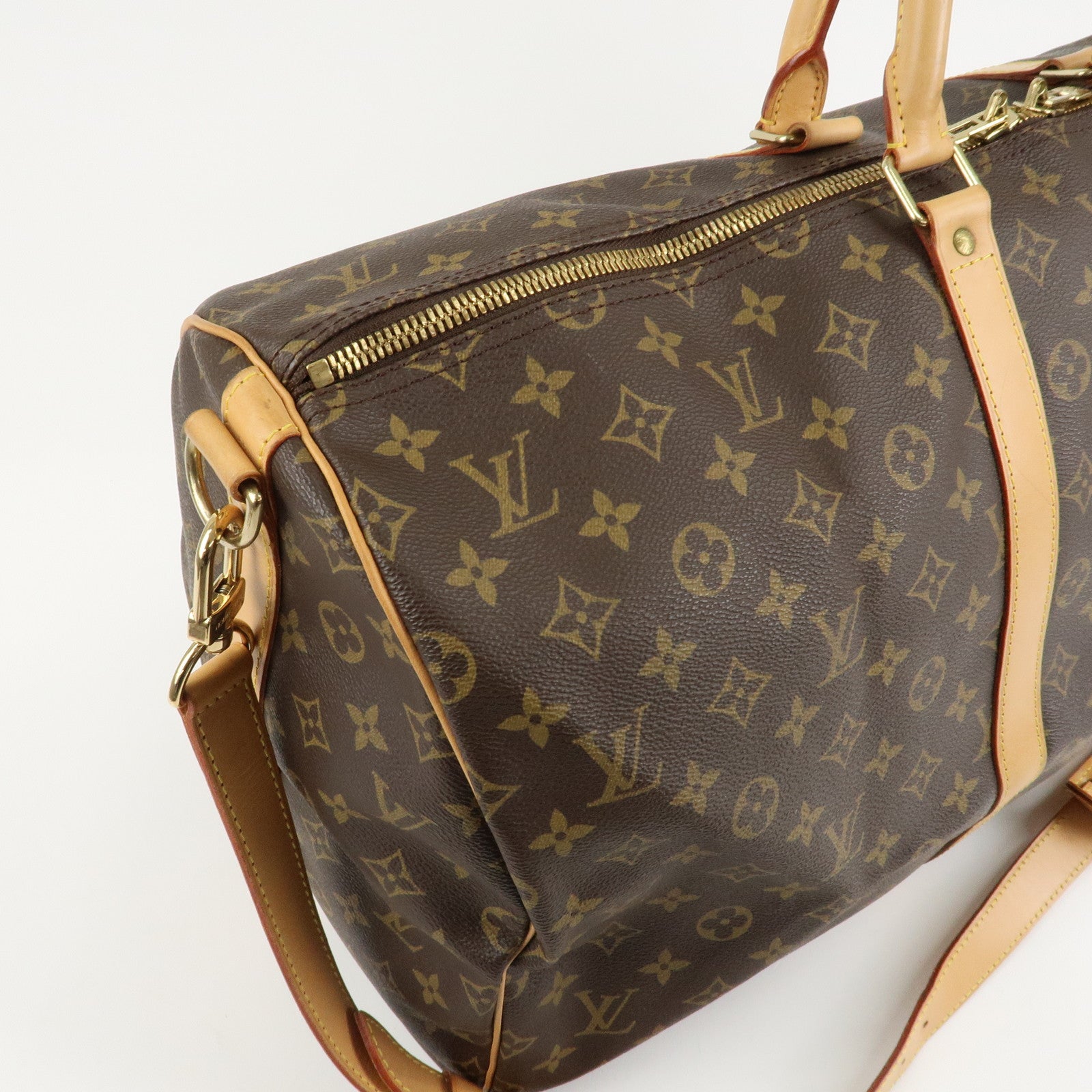 Louis Vuitton Monogram Keep All Bandouliere 55 Boston Bag M41414 Used