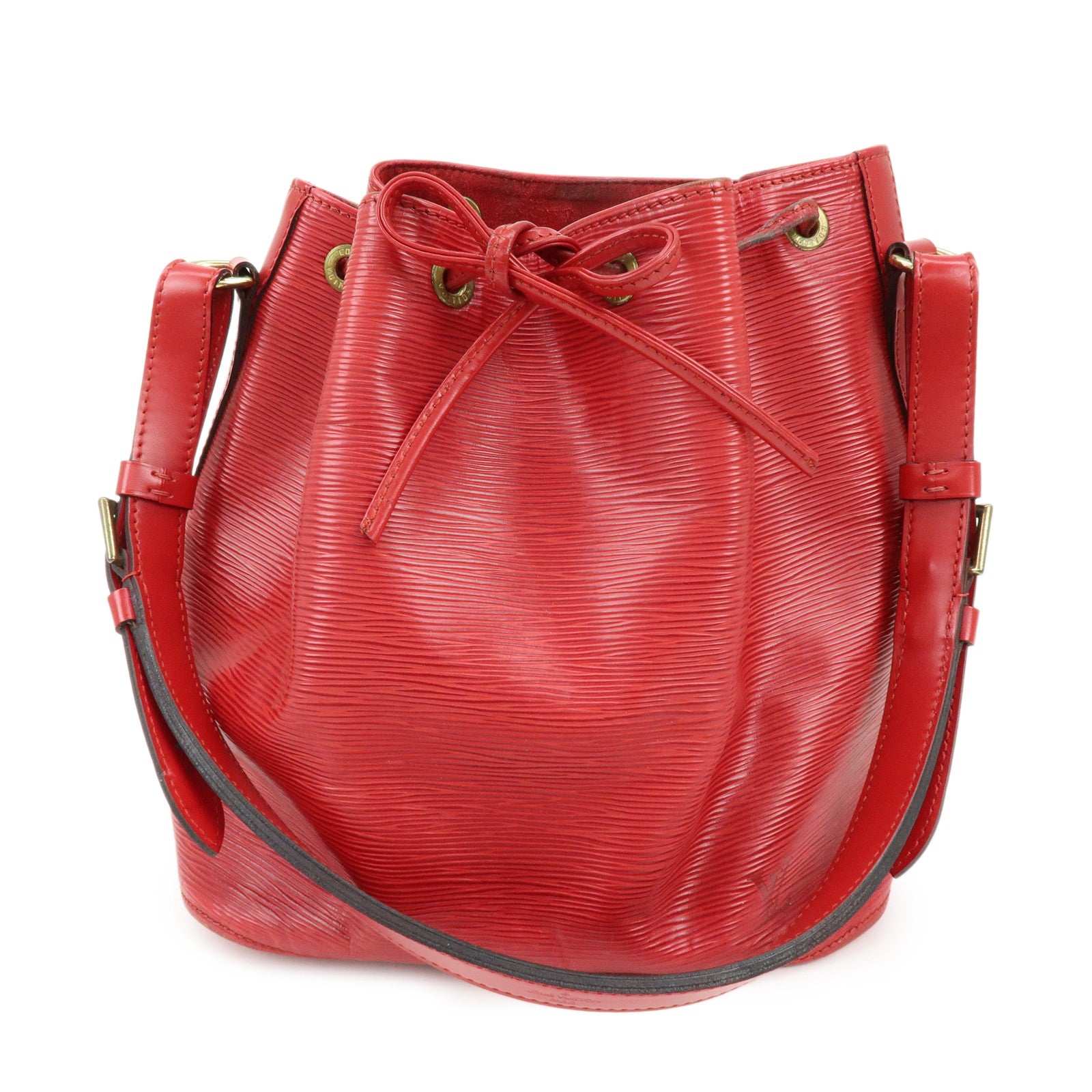 Louis Vuitton Epi Petit Noe Shoulder Bag Castilian Red M44107