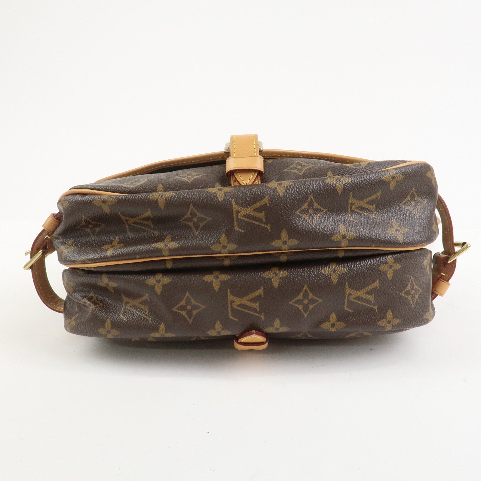Louis Vuitton Monogram Saumur 30 Shoulder Bag Brown M42256