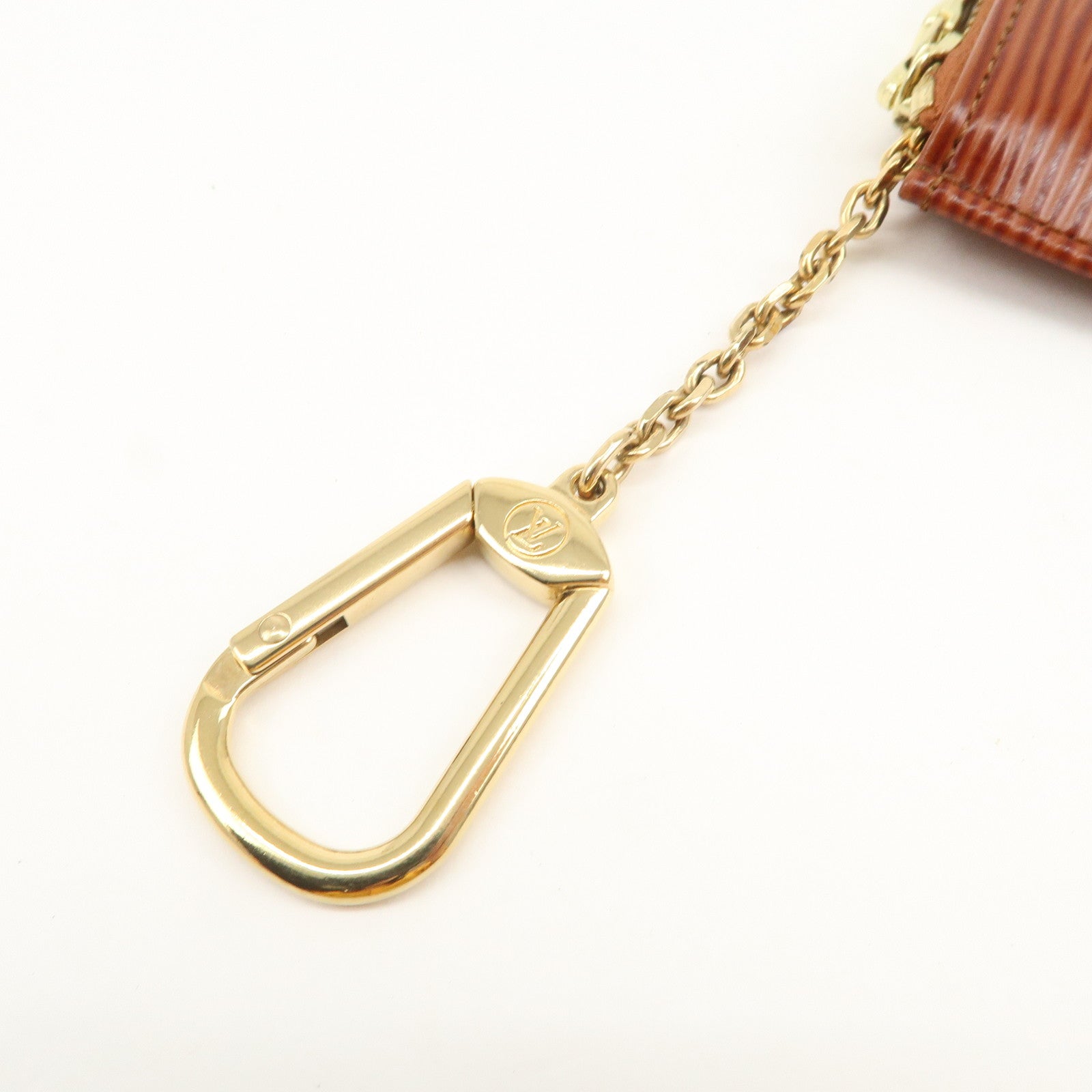 Louis Vuitton Epi Pochette Cles Coin Case Kenya Brown M63803