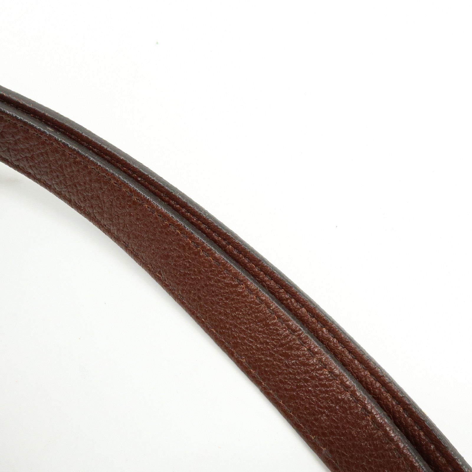 CELINE Tassel Leather Shoulder Bag Brown