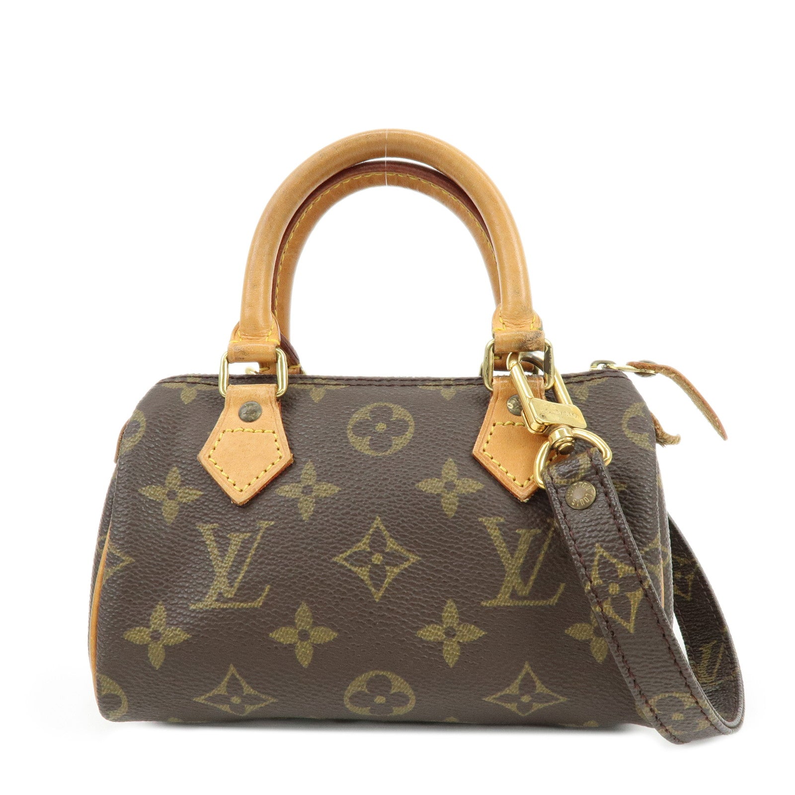 Louis Vuitton Monogram Mini Speedy Hand Bag Shoulder Bag M41534