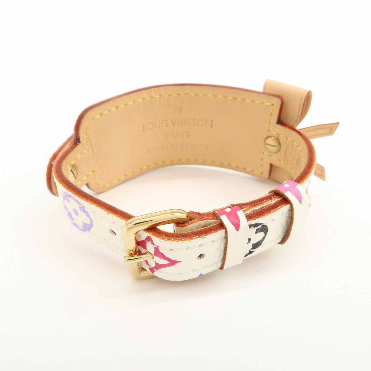Louis Vuitton Monogram Multicolor Porte Address Bracelet M92594