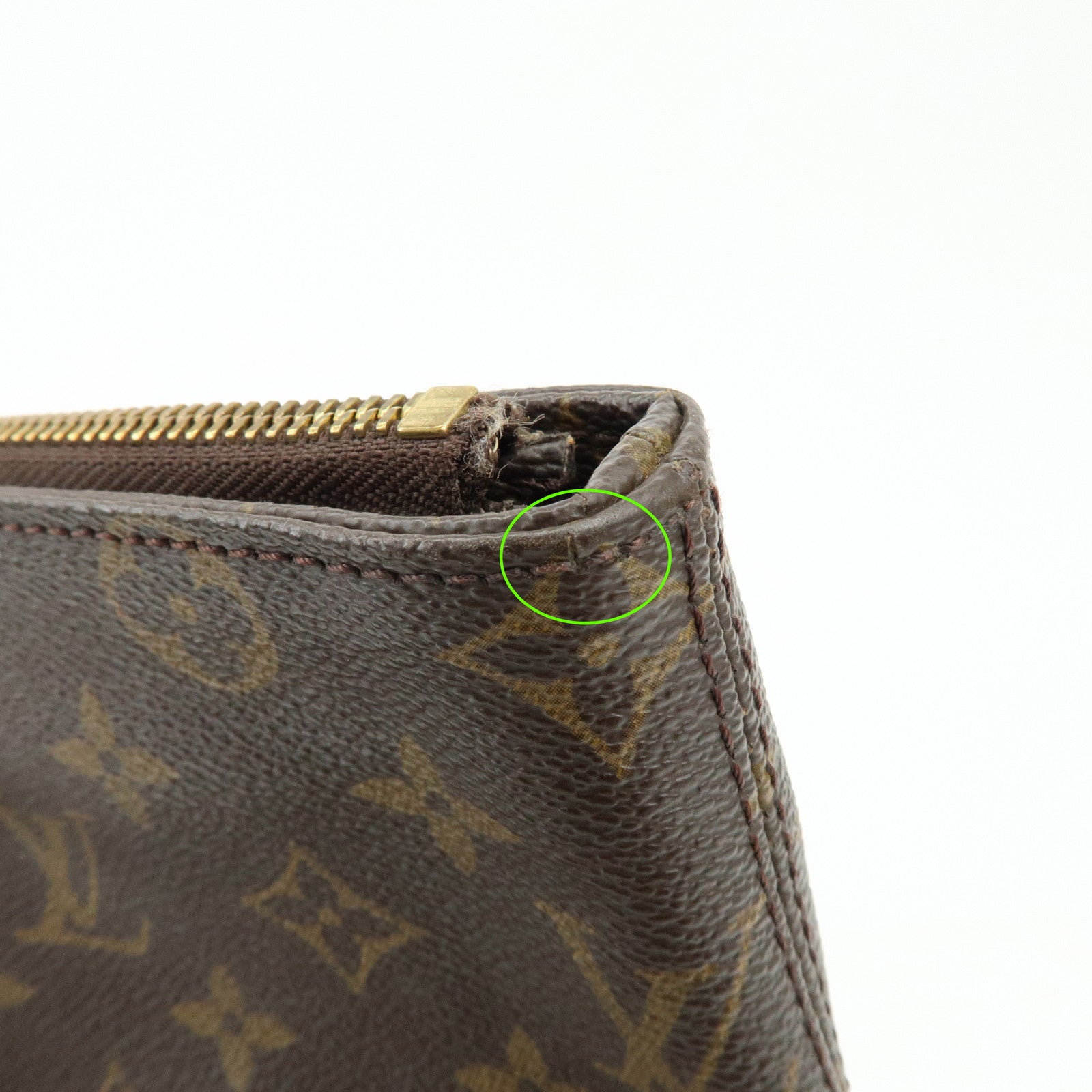 Louis Vuitton Monogram Cabas Mezzo Tote Bag Shoulder Bag M51151