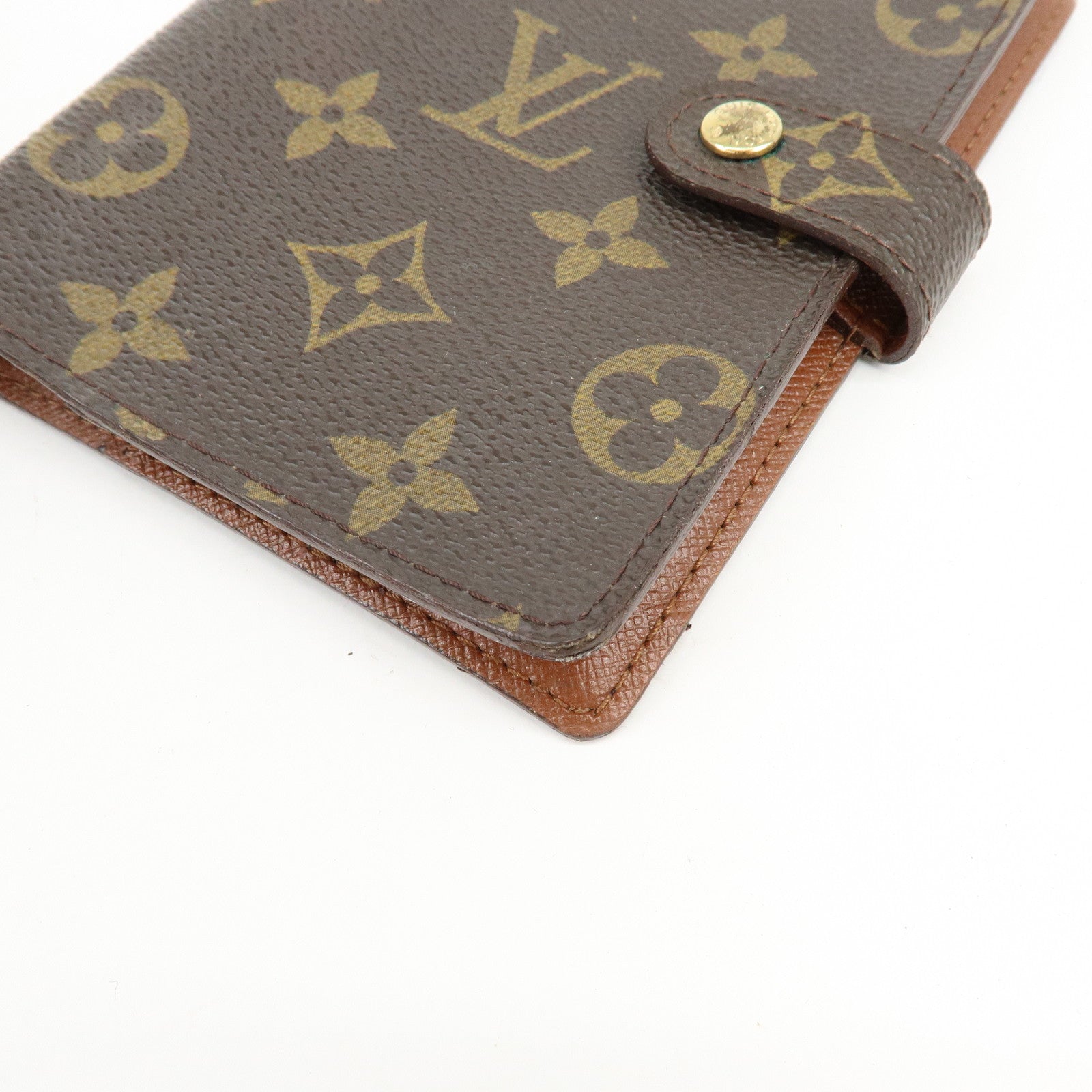 Louis Vuitton Monogram Set of 2 Agenda PM Planner Cover R20005