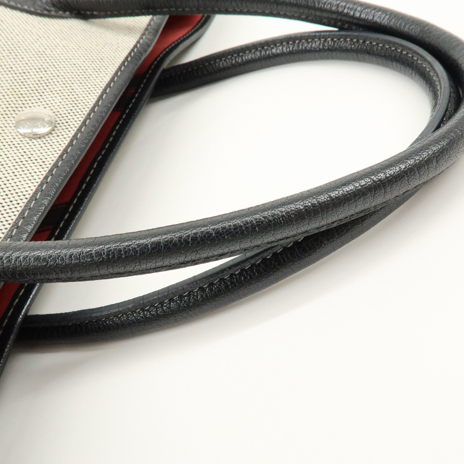 HERMES Toile H Garden Party PM Tote Bag Christmas Limited Black