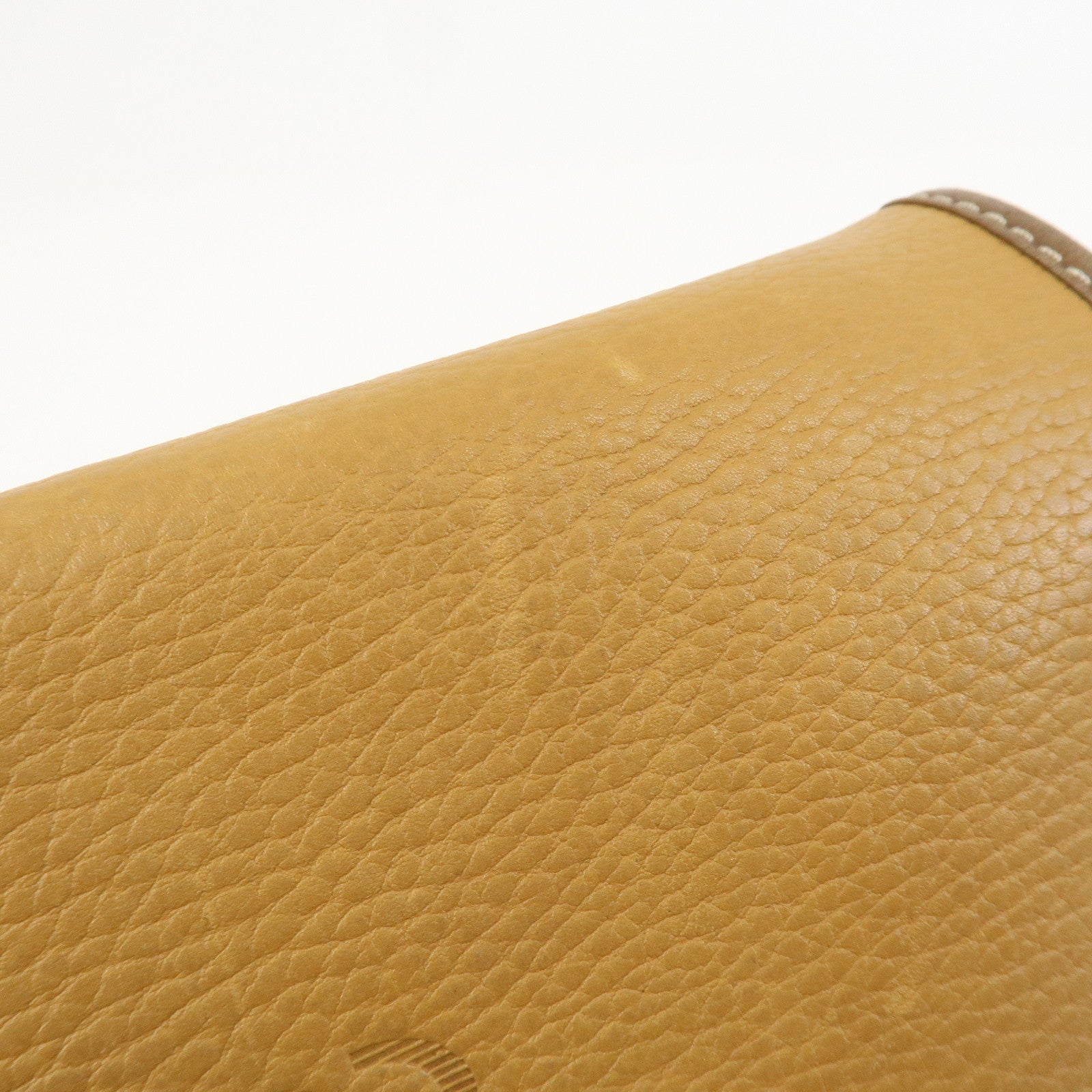 LOEWE Anagram Logo Leather Shoulder Bag Crossbody Bag Brown