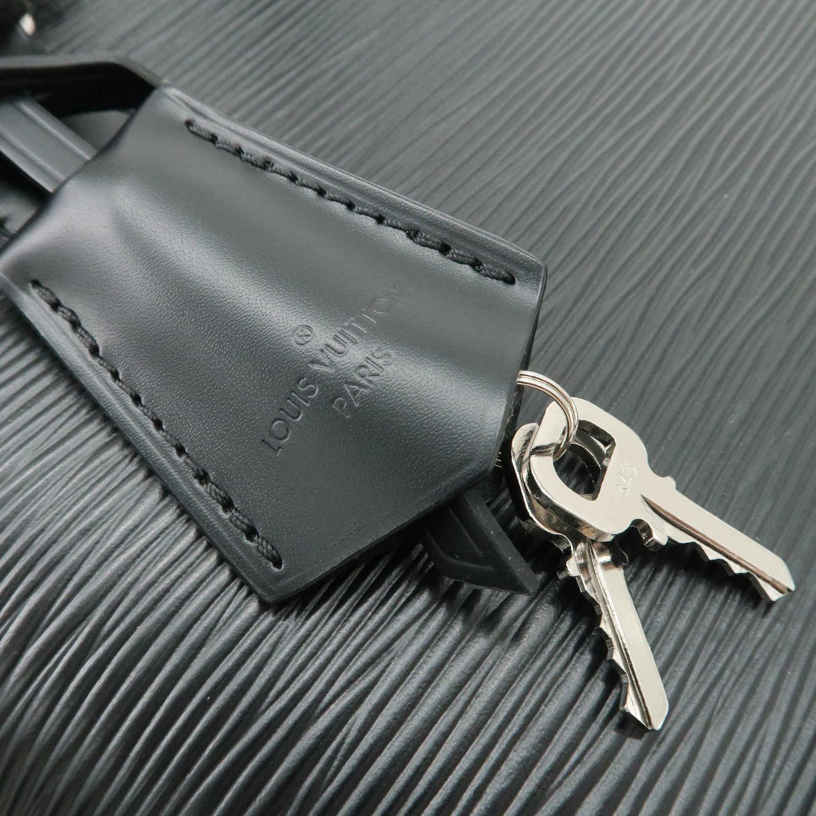Louis Vuitton Epi Alma BB 2Way Hand Shoulder Bag Noir Black M40862