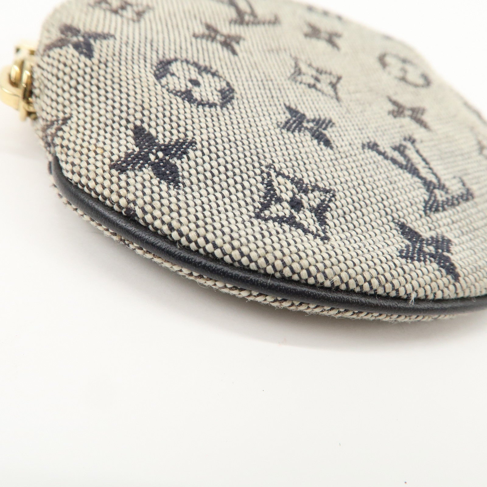 Louis Vuitton Monogram Mini Porte Monnaie Coin Case Blue M92640