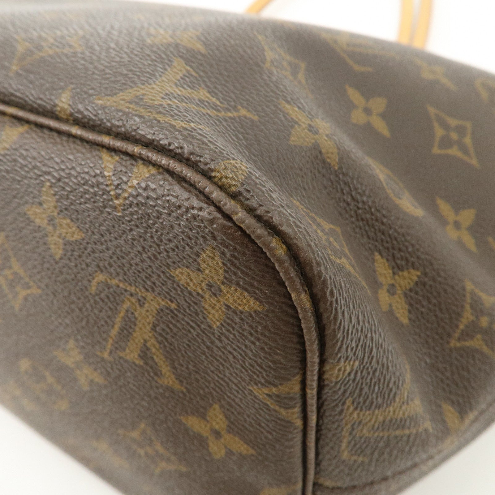 Louis Vuitton Monogram Neverfull MM Tote Bag Shoulder Bag Brown M40156