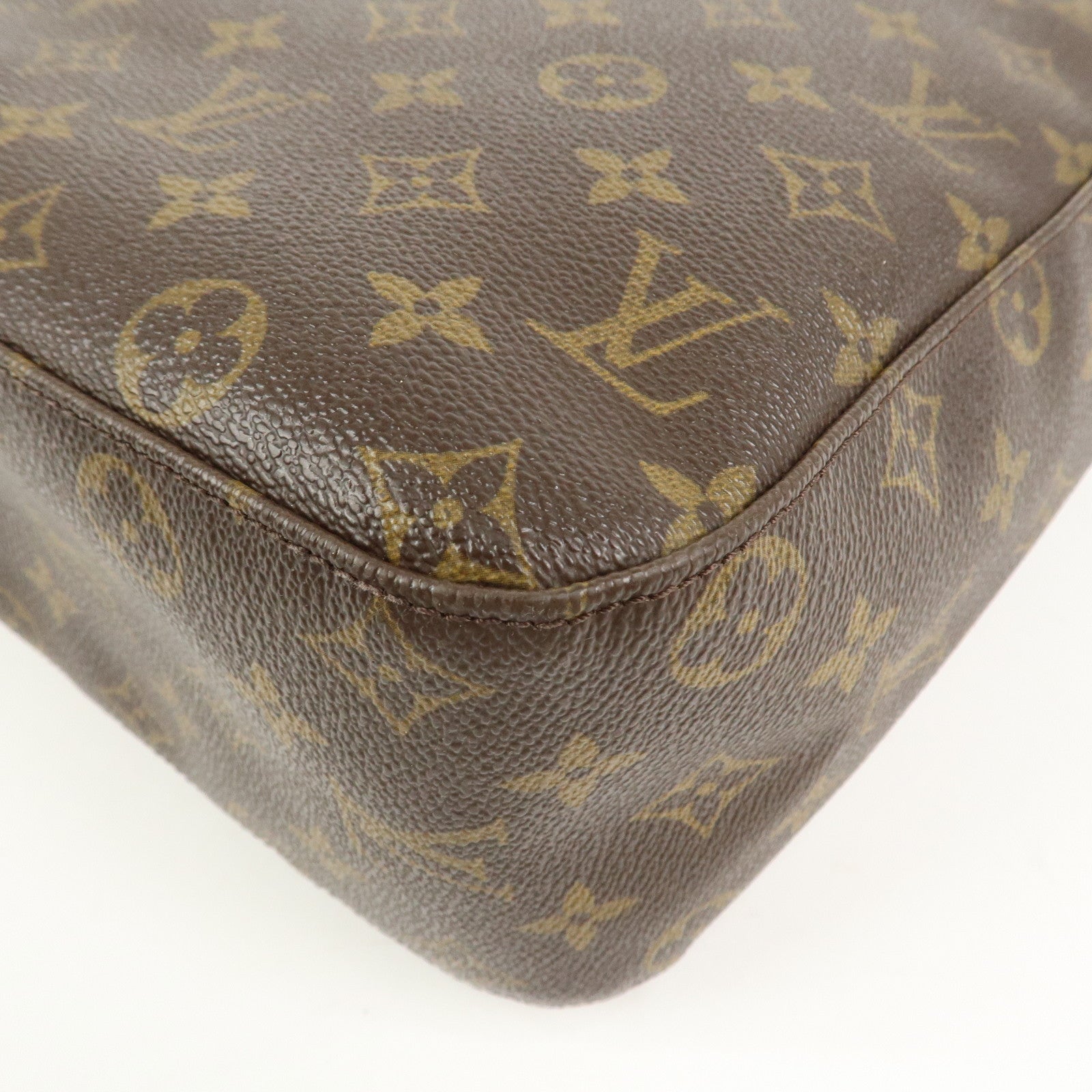 Louis Vuitton Monogram Looping GM Shoulder Bag Brown M51145