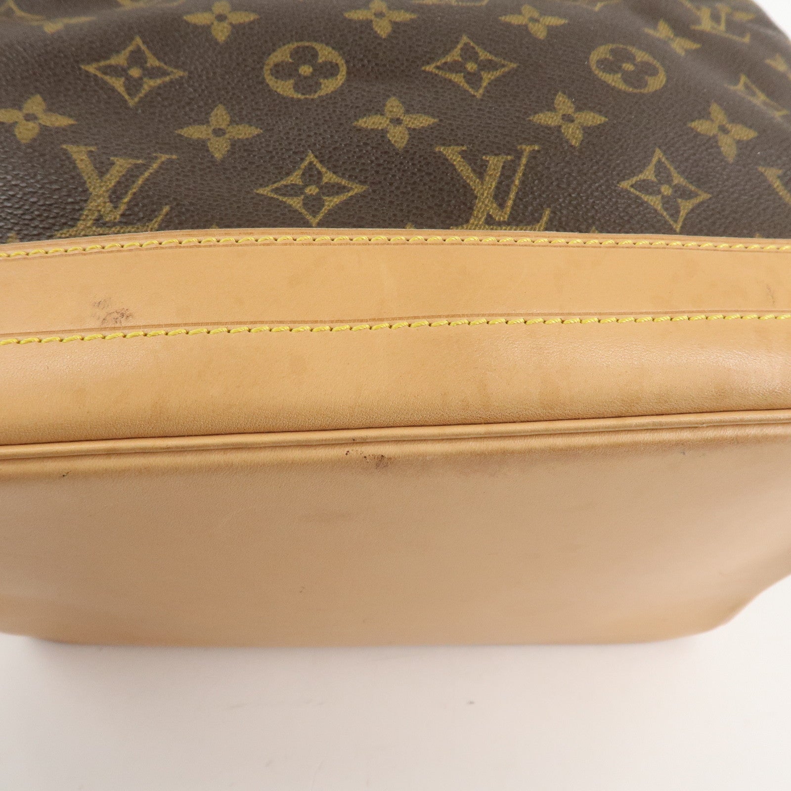 Louis Vuitton Monogram Noe Shoulder Bag Hand Bag Brown M42224 Used