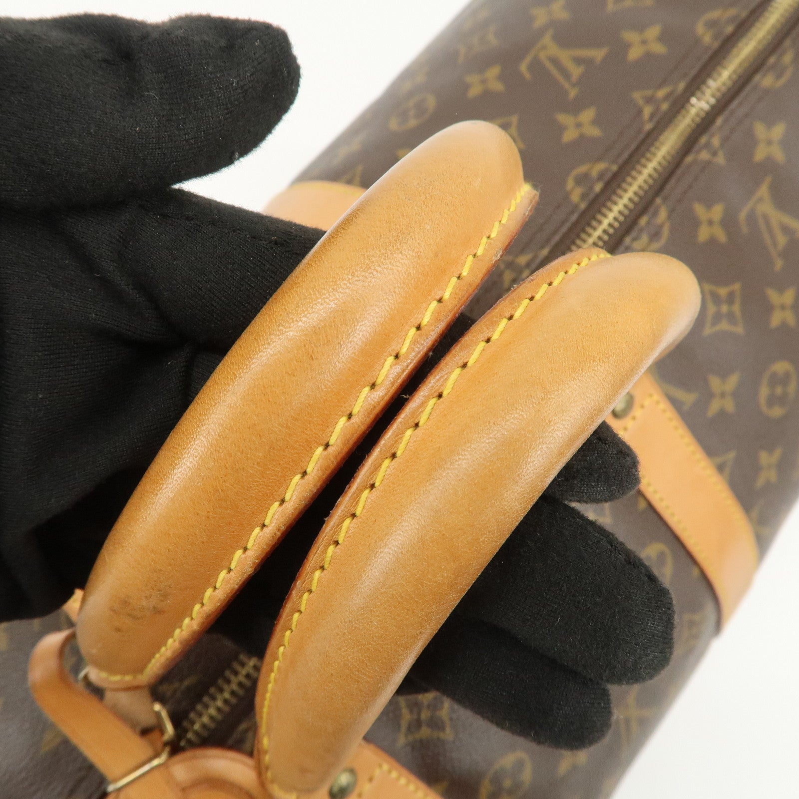Louis Vuitton Monogram Keep All Bandouliere 55 Boston Bag M41414