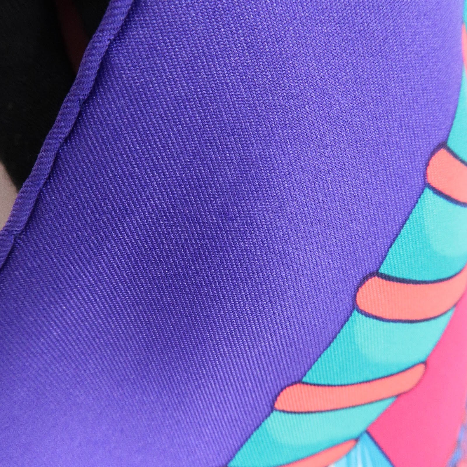 HERMES Carre 90 Silk 100% Etendards et Bonnieres Scarf Purple Blue
