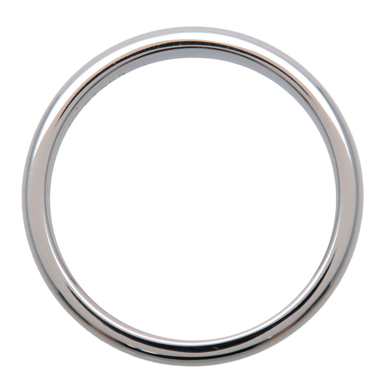 Tiffany & Co Classic Band Ring PT950 Platinum US4 EU46.5 HK8