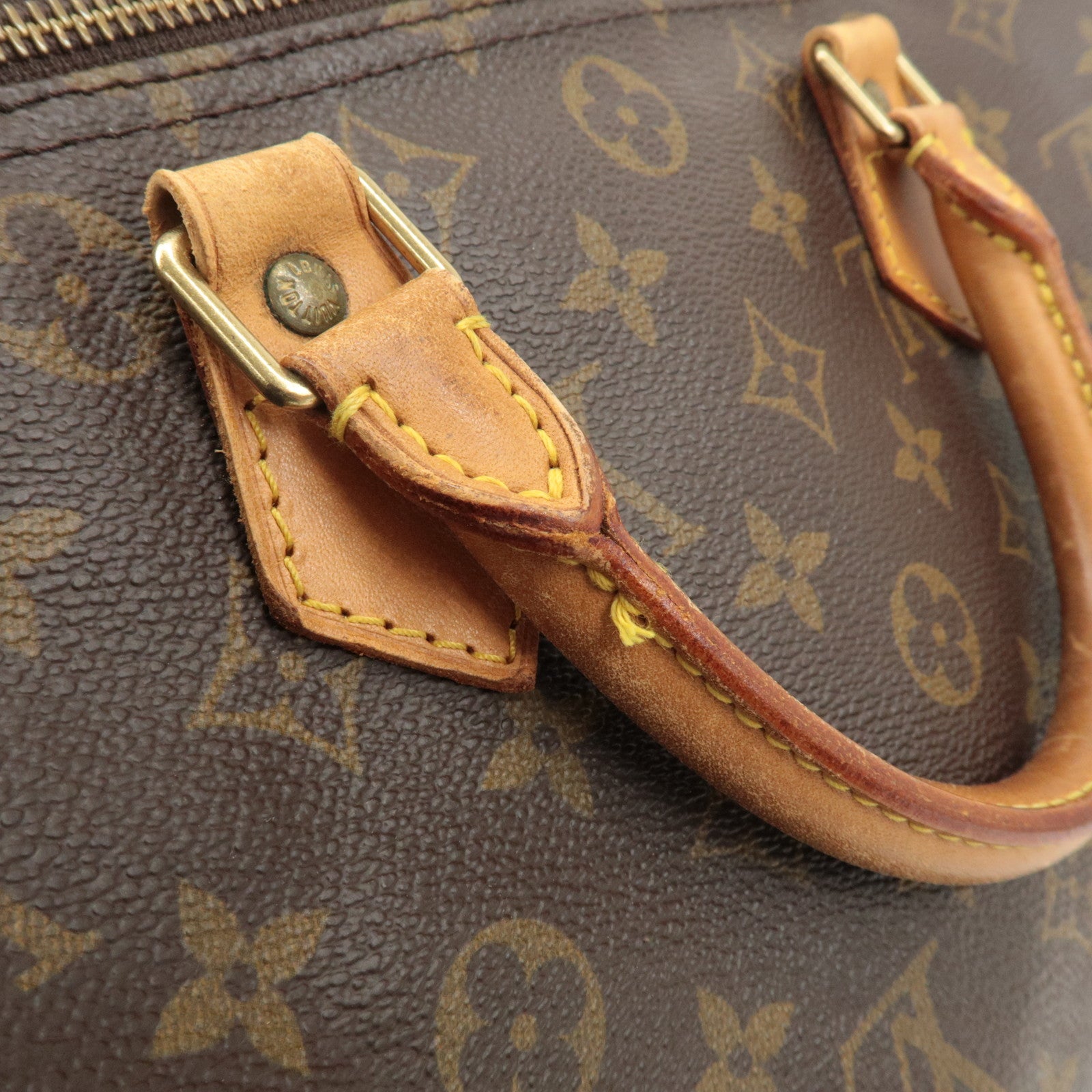 Louis Vuitton Monogram Speedy 30 Hand Bag Boston Bag M41526 Used