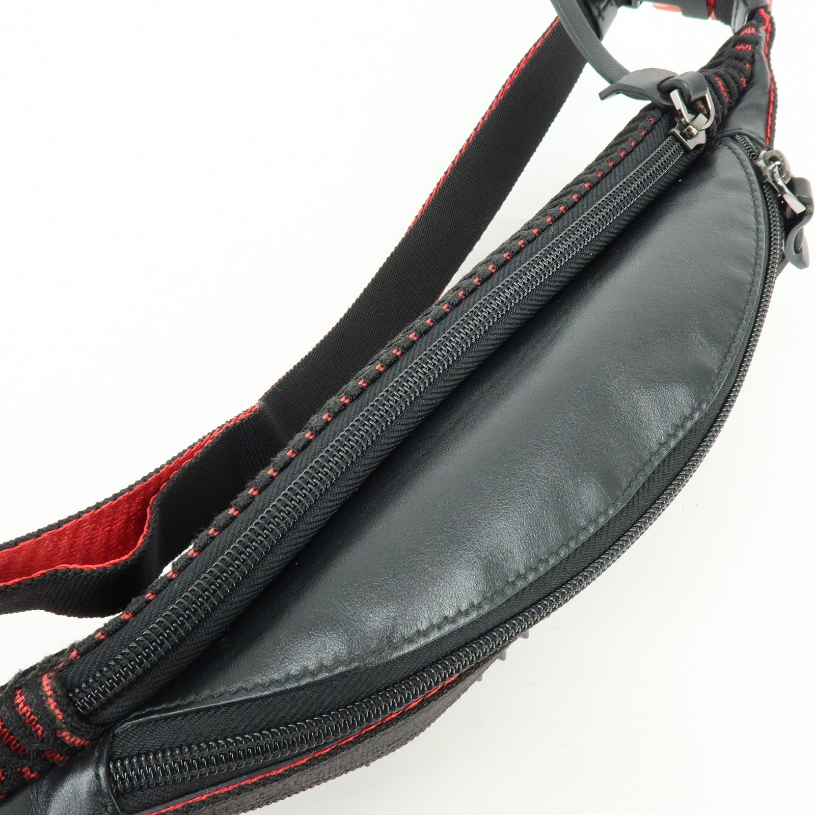 Christian Louboutin Paris New York City Nylon Canvas Waist Bag