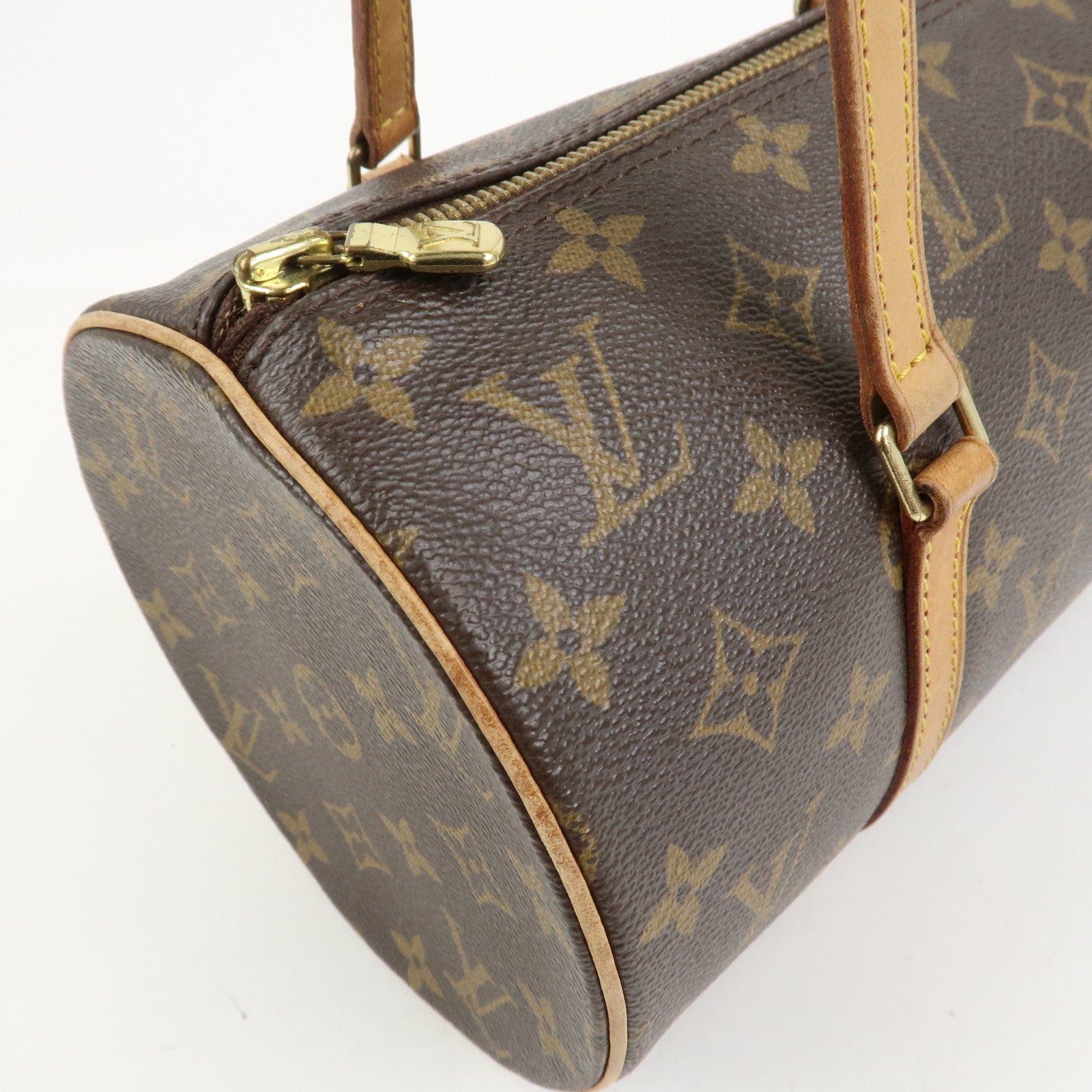 Louis Vuitton Monogram Papillon 30 Hand Bag New Style Brown M51385