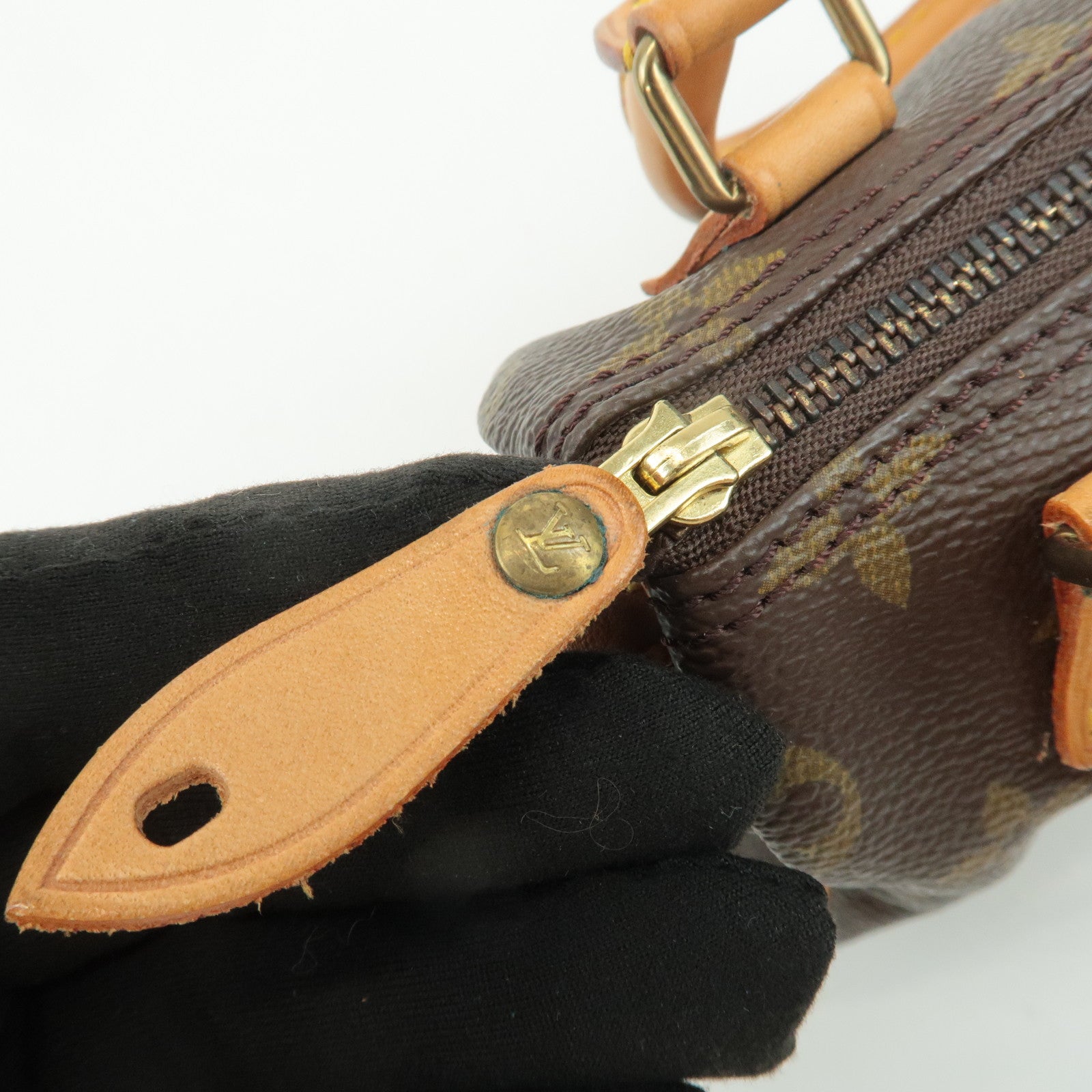 Louis Vuitton Monogram Mini Speedy Hand Bag M41534 Used