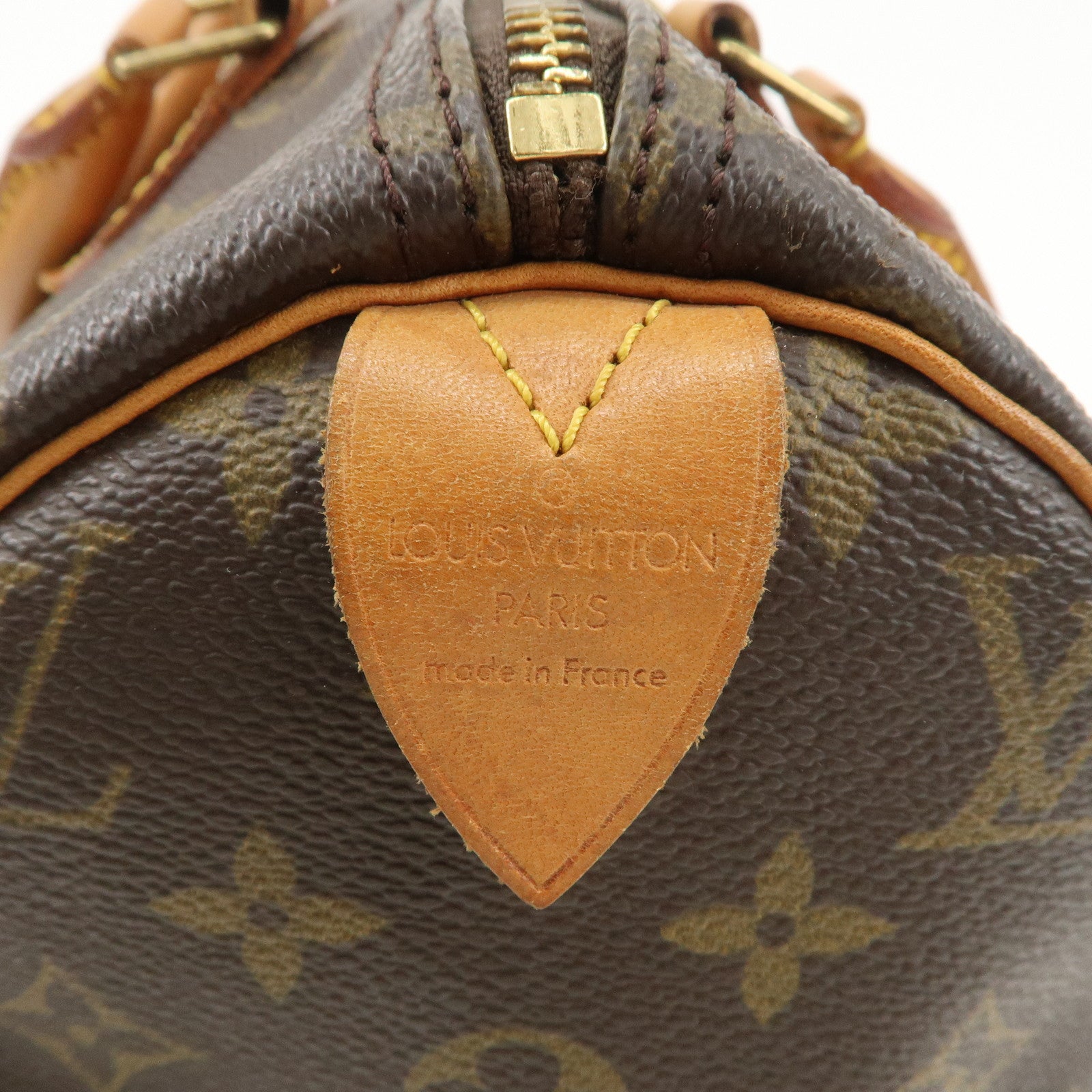 Louis Vuitton Monogram Speedy 30 Hand Bag Boston Bag M41526 Used