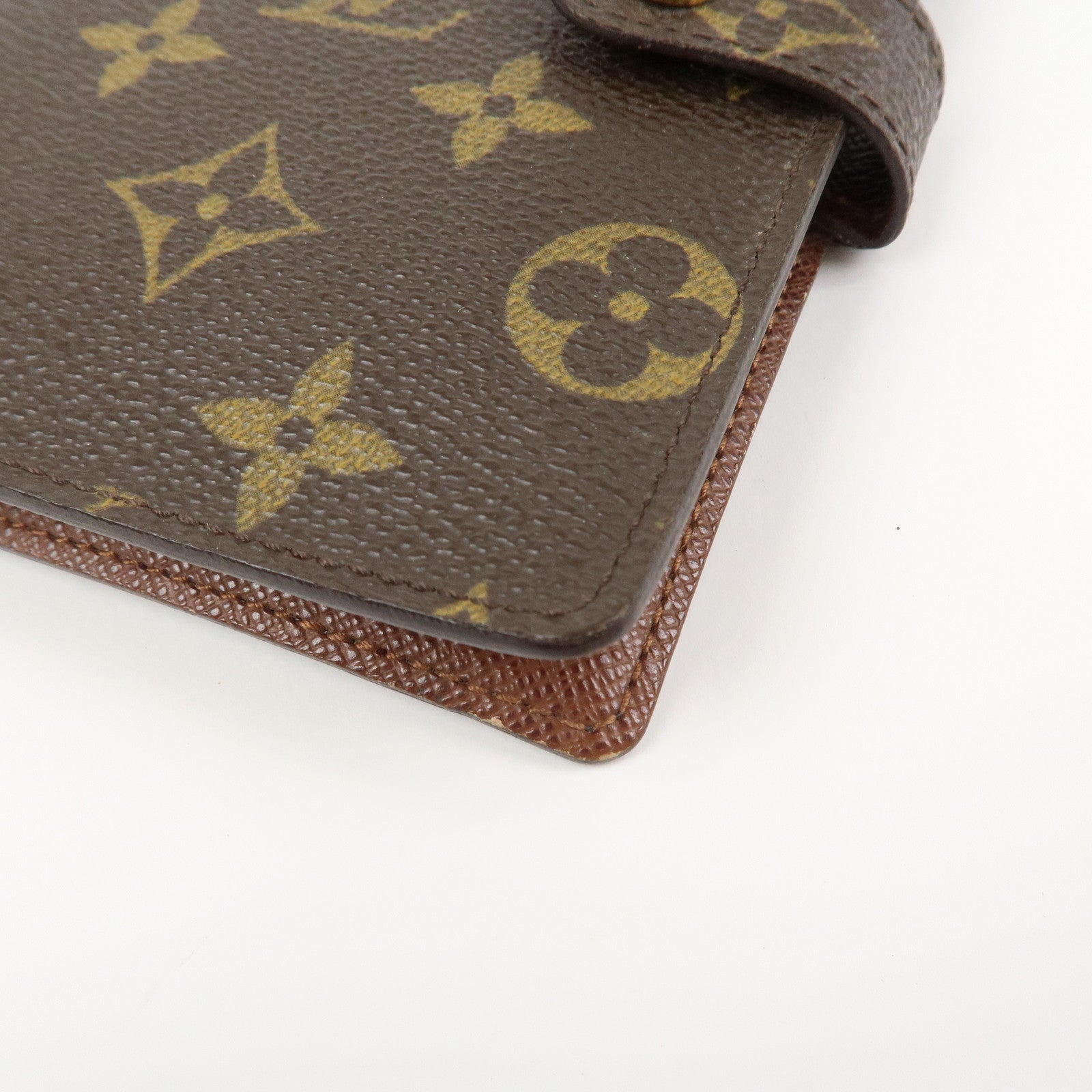 Louis Vuitton Monogram Agenda PM Planner Cover Brown R20005