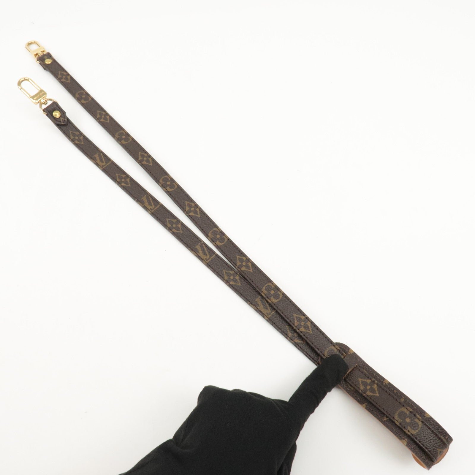 Louis Vuitton Monogram Canvas Shoulder Strap 120cm Brown J75010 Used