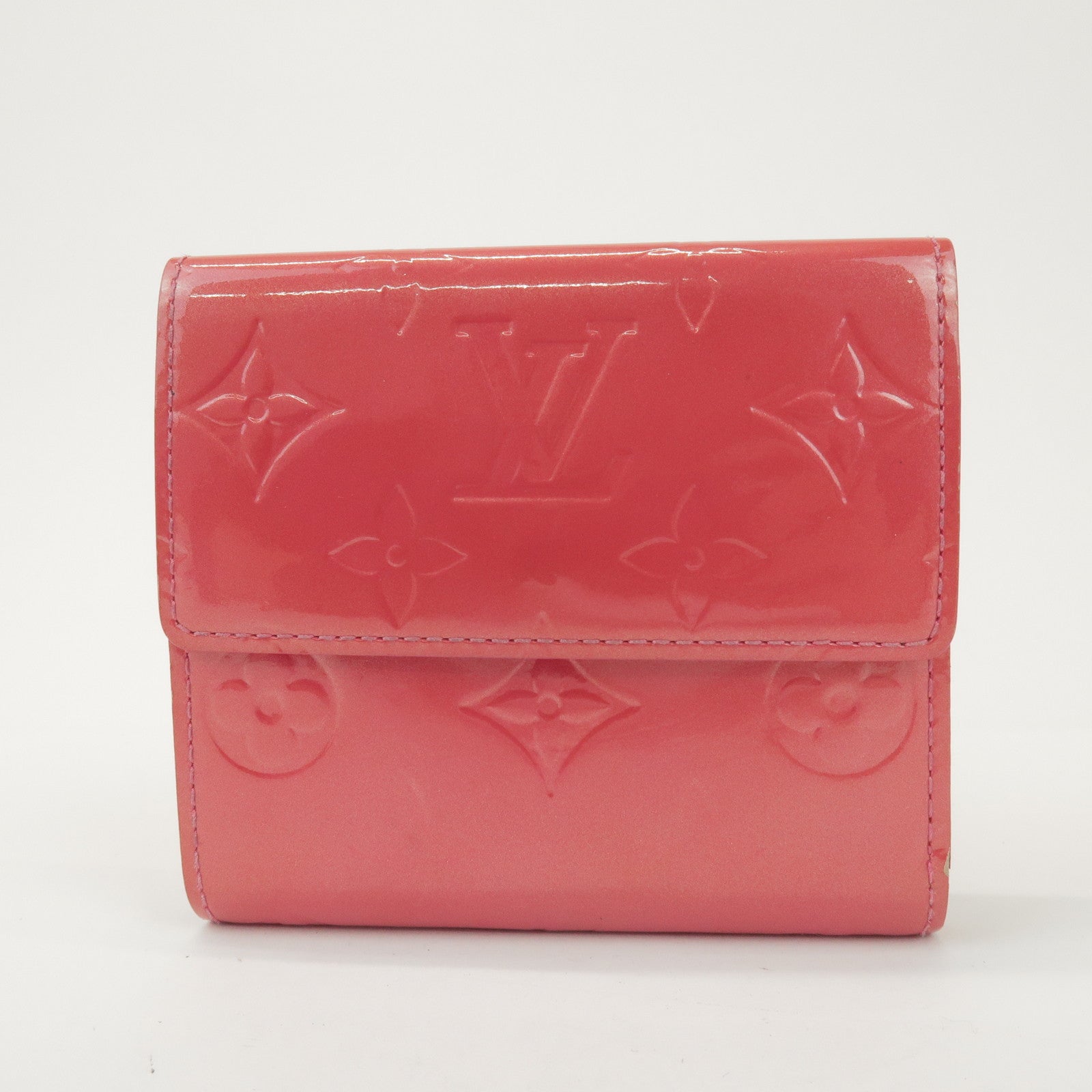 Louis Vuitton Vernis Porte Monnaie Billets Cartes Crédit M9139F