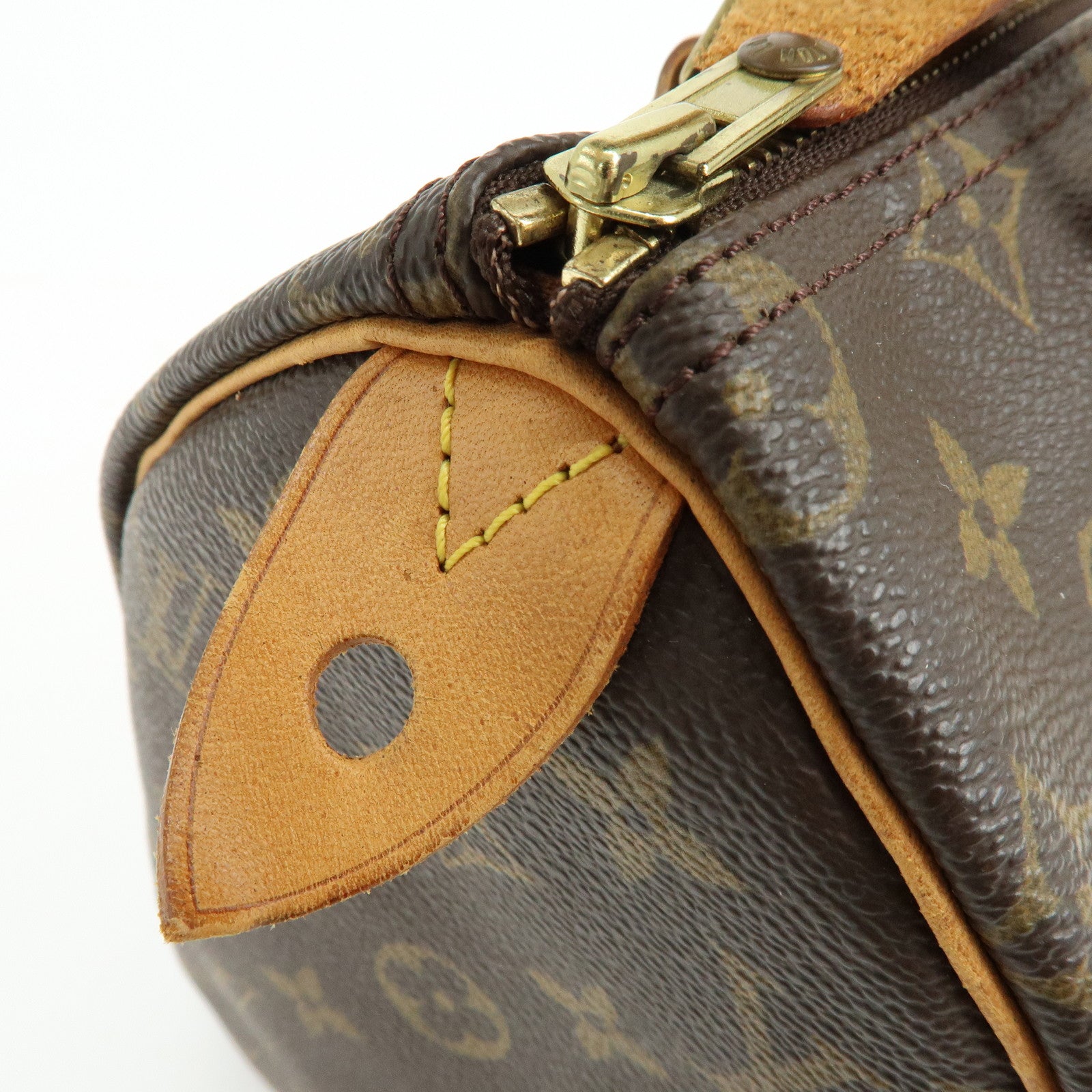 Louis Vuitton Monogram Speedy 25 Boston Bag Hand Bag Brown M41528